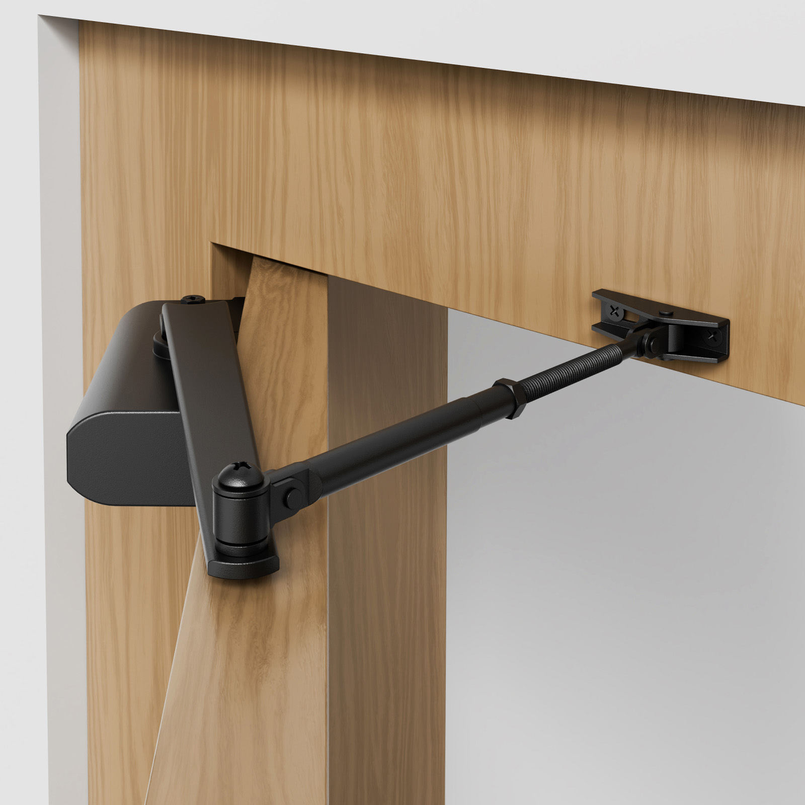 VEVOR 100-330lbs Commercial Door Closer Heavy Duty Residential Hydraulic Auto - Picture 34 of 122