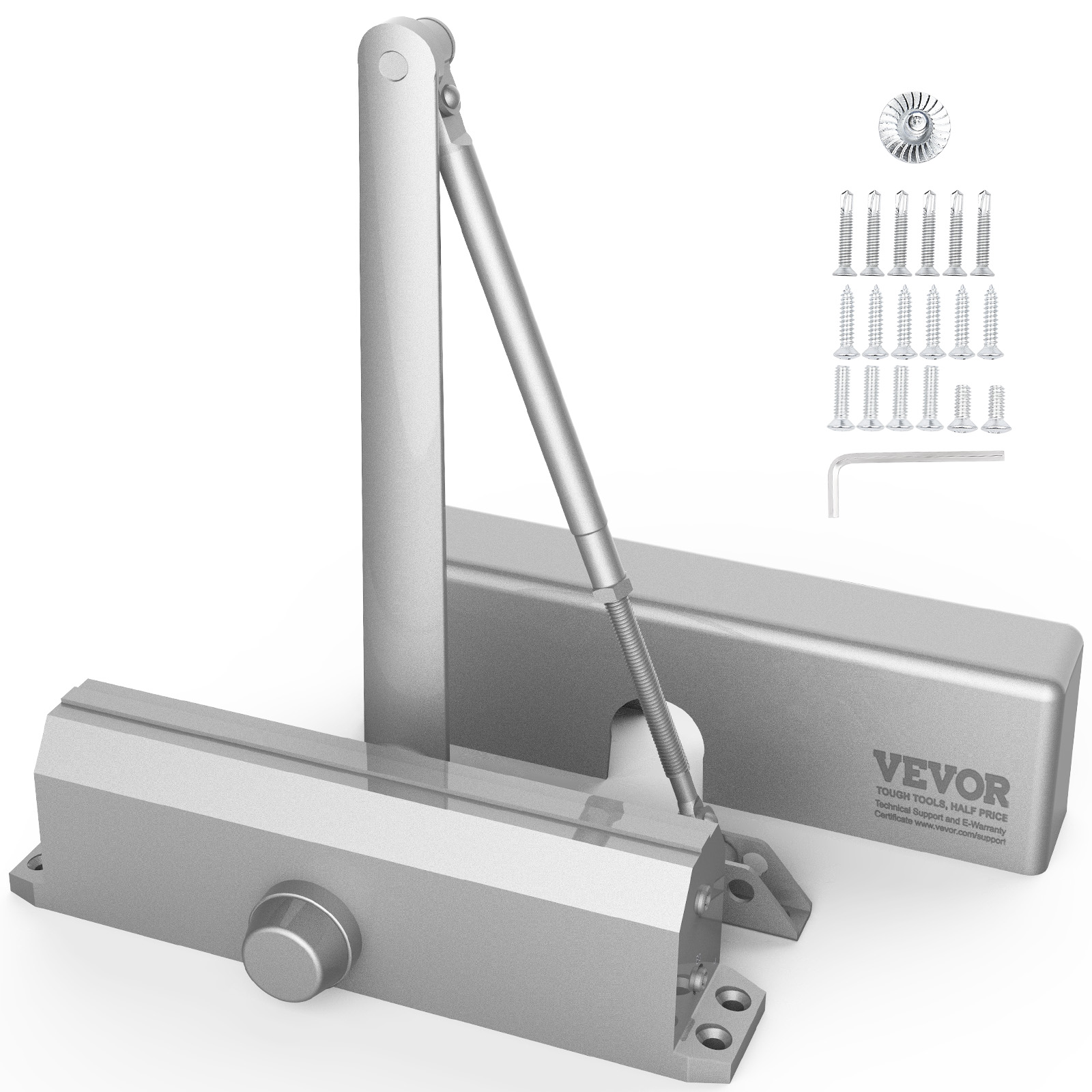 VEVOR 100-330lbs Commercial Door Closer Heavy Duty Residential Hydraulic Auto - Picture 71 of 122