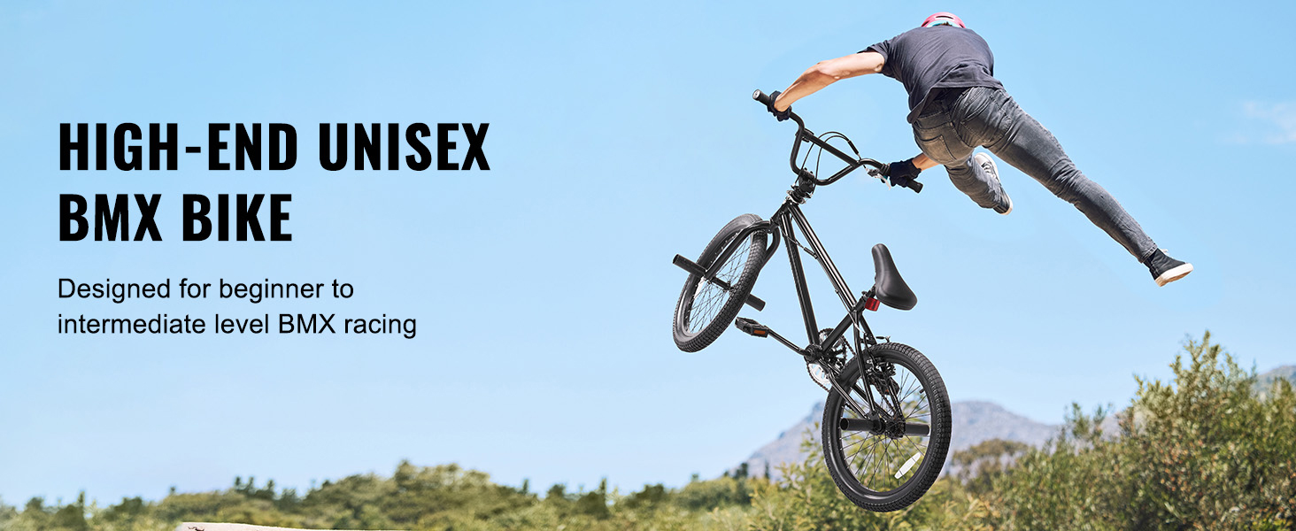 20-Inch BMX Bike Freestyle Bike Men Kid BMX Bicycle Aluminum Alloy