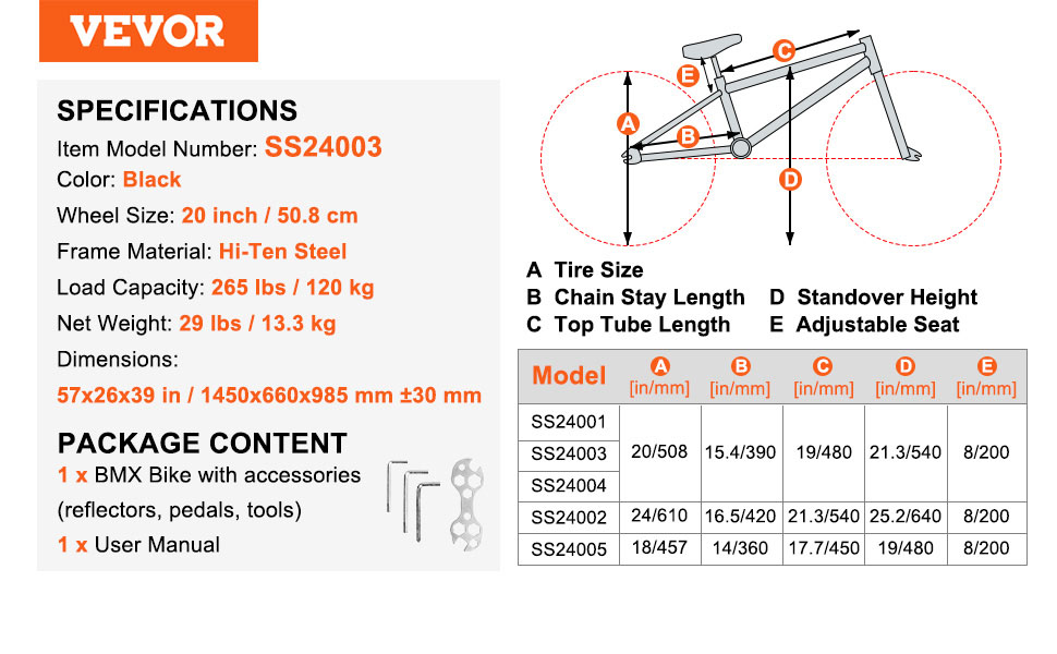20-Inch BMX Bike Freestyle Bike Men Kids BMX Bicycle Hi-Ten Steel