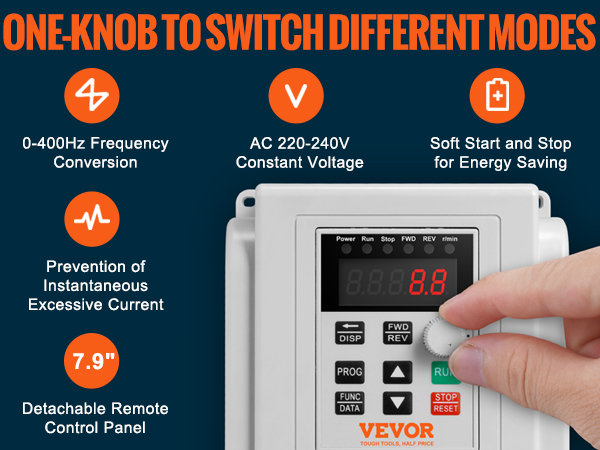 Convertisseur De Fréquence Variable Variateur De Fréquence, Triphasé AC