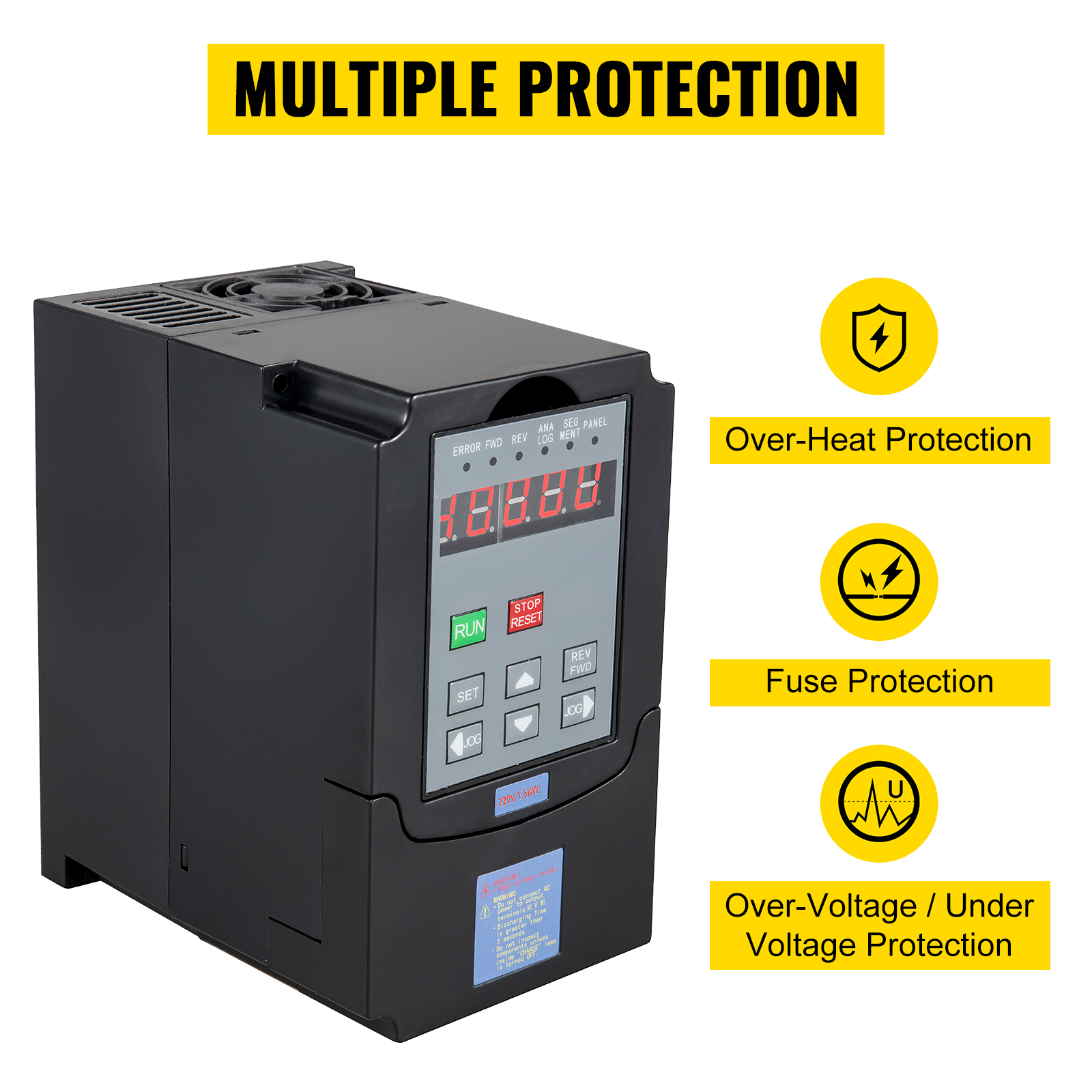 220V 5,5KW Frequenzumrichter Variable Frequency Drive 7,6HP 25A  Inverter VFD 