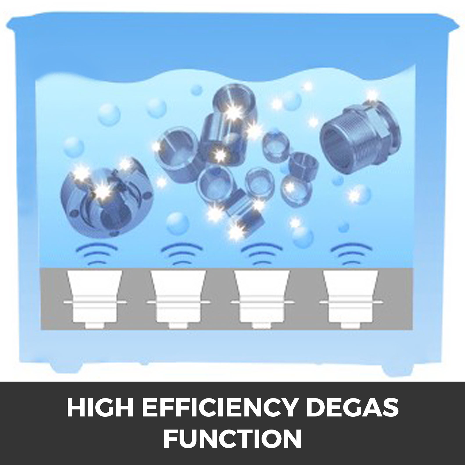 VEVOR 3L Ultrasonic Cleaner 28/40khz Dual Frequency Professional
