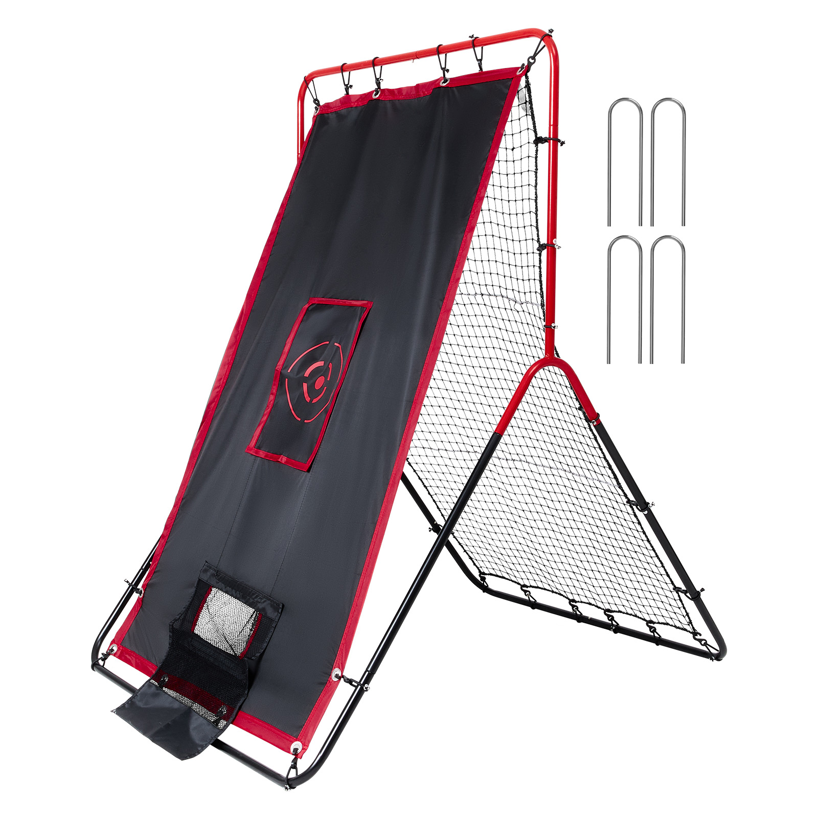 VEVOR Baseball And Softball Rebounder Net3x4.5-4x6ft PitchBack Adjustable Angles