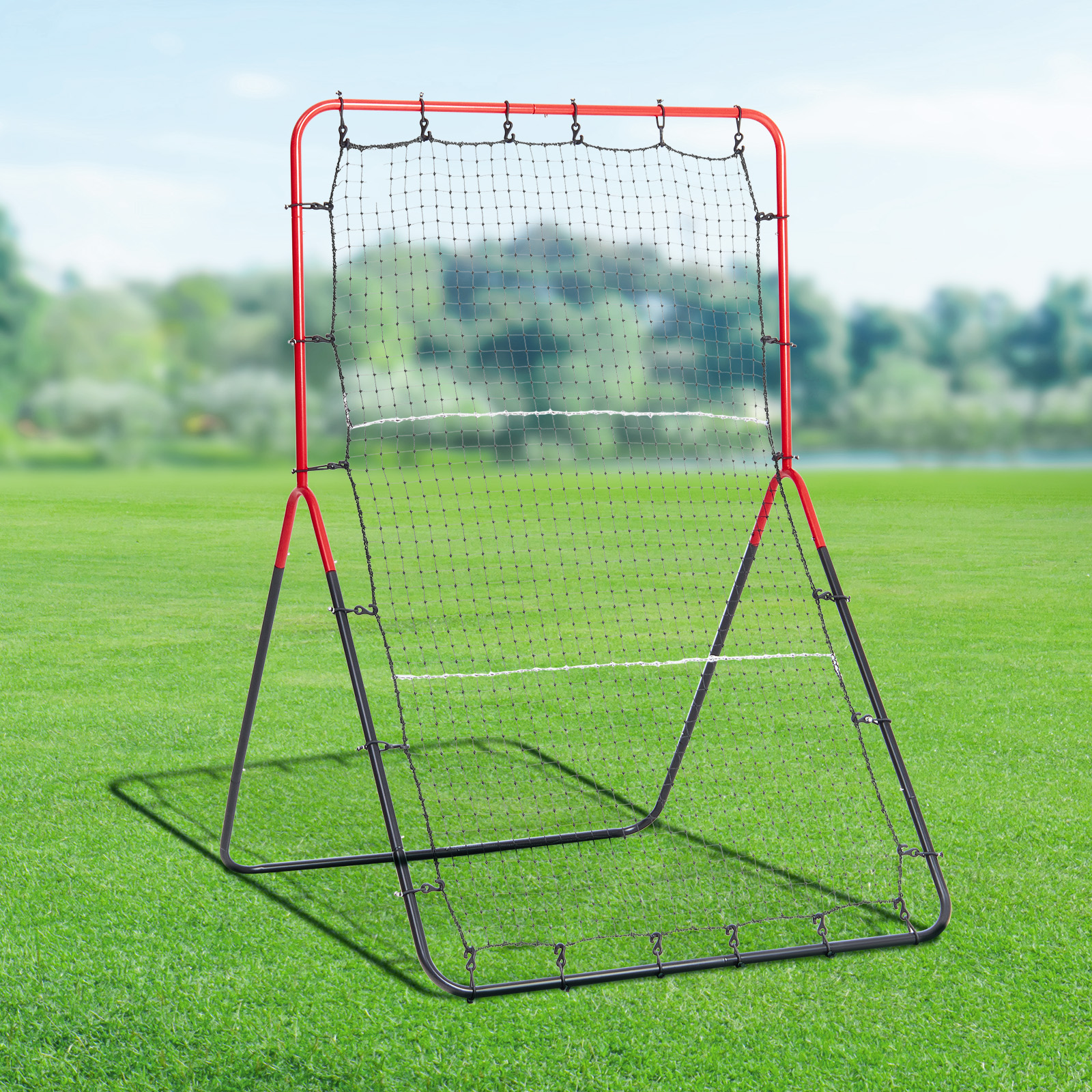 VEVOR Baseball And Softball Rebounder Net3x4.5-4x6ft PitchBack Adjustable Angles