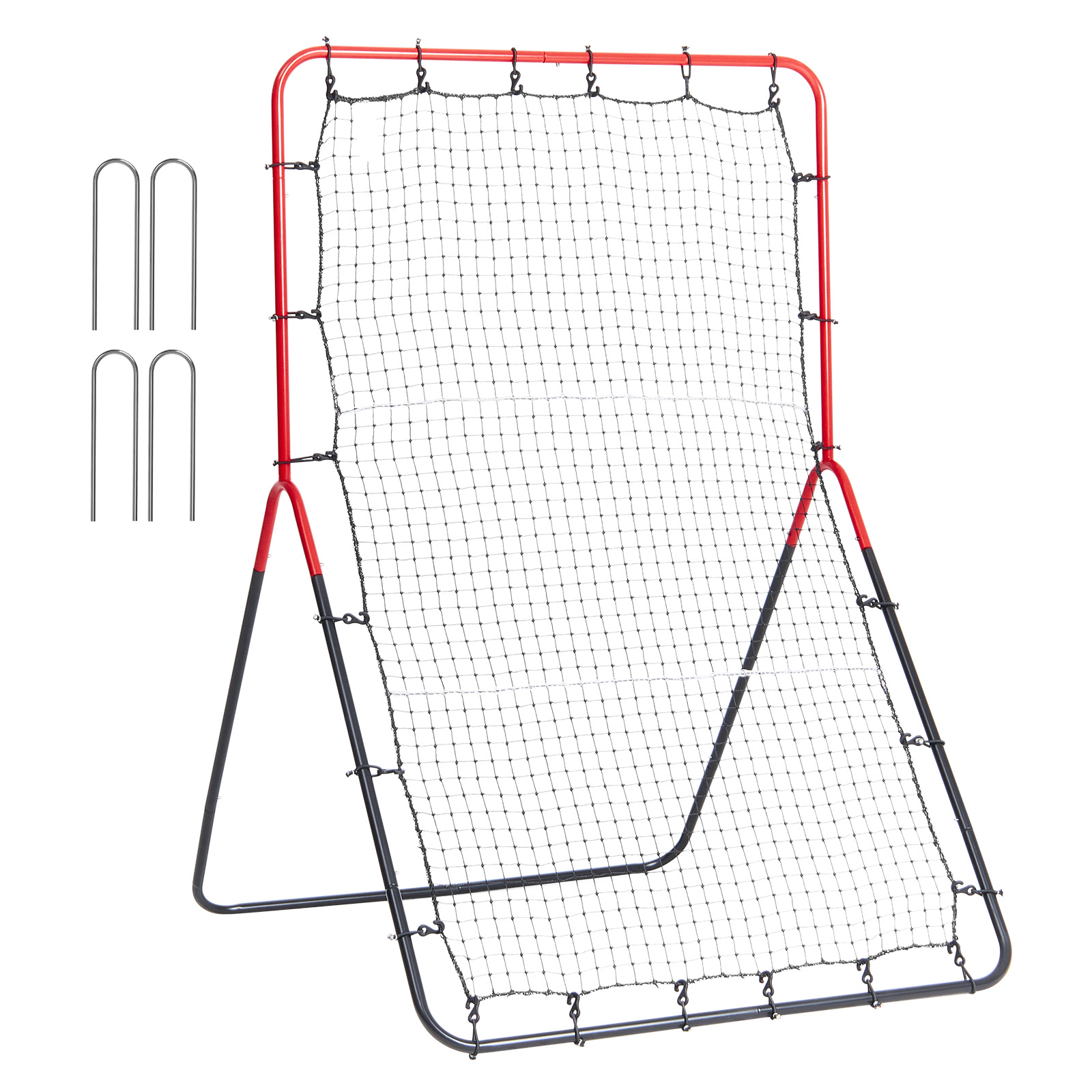 VEVOR Baseball And Softball Rebounder Net3x4.5-4x6ft PitchBack Adjustable Angles