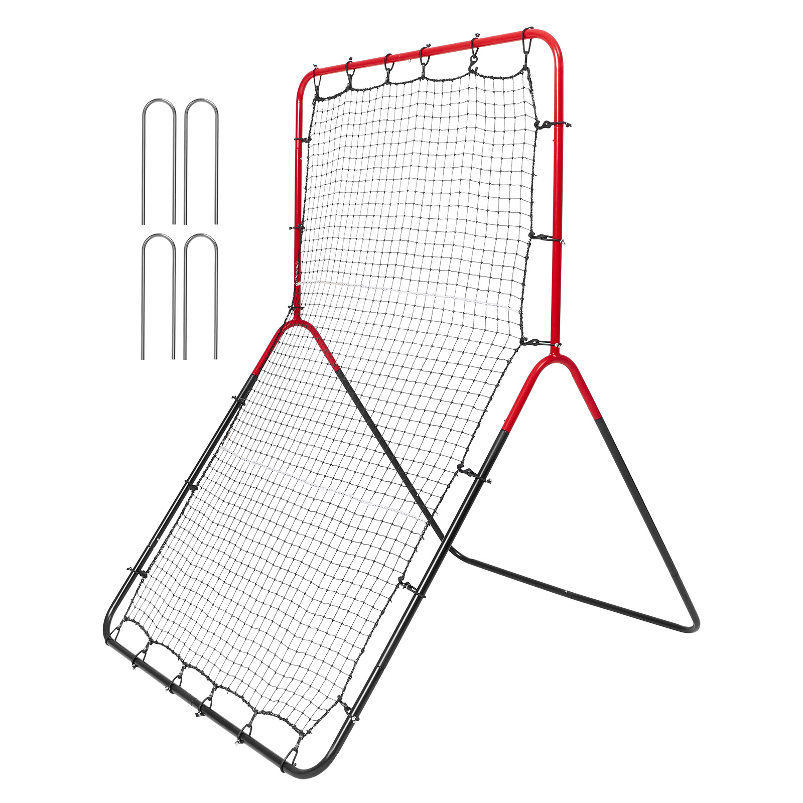 VEVOR Baseball And Softball Rebounder Net3x4.5-4x6ft PitchBack Adjustable Angles