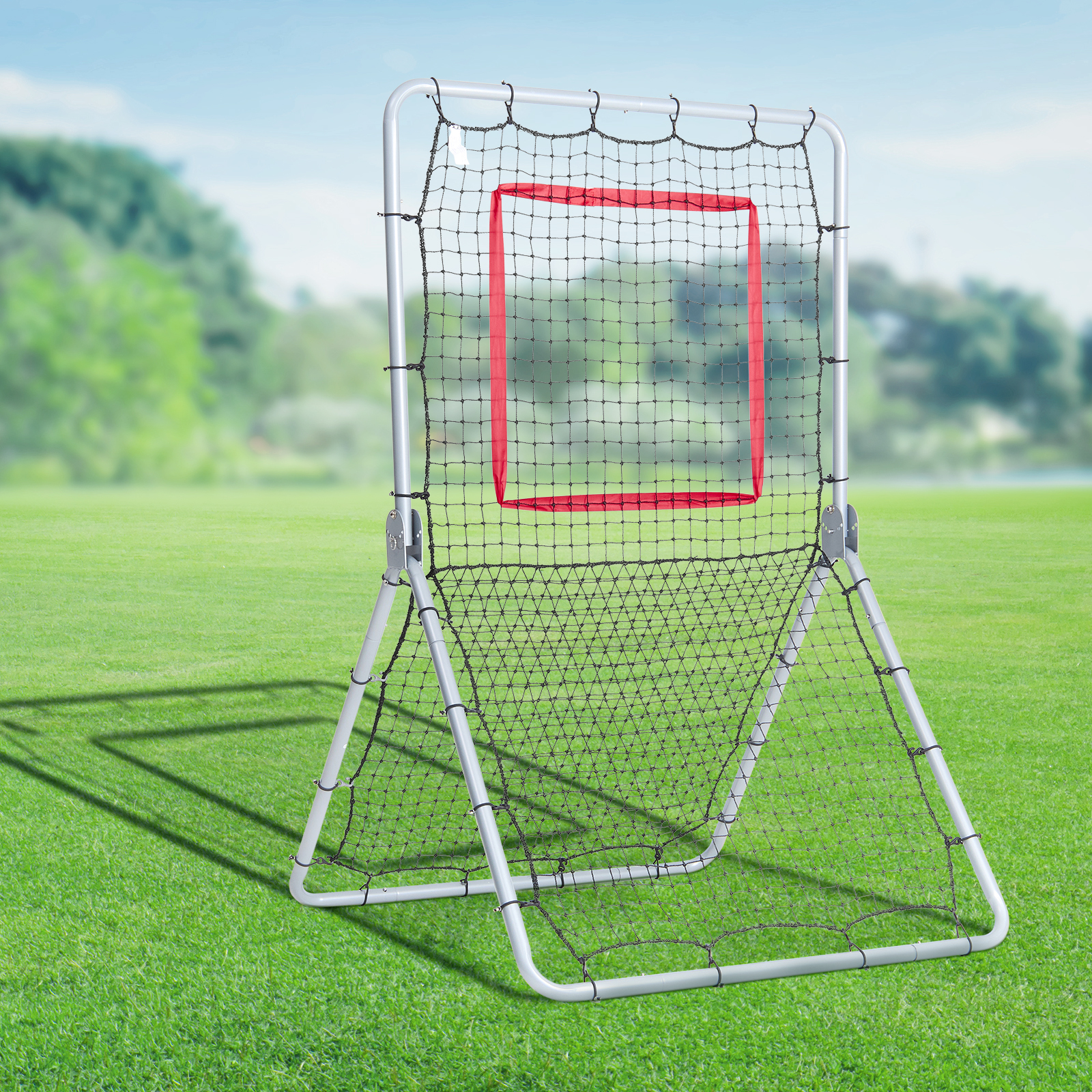 VEVOR Baseball And Softball Rebounder Net3x4.5-4x6ft PitchBack Adjustable Angles