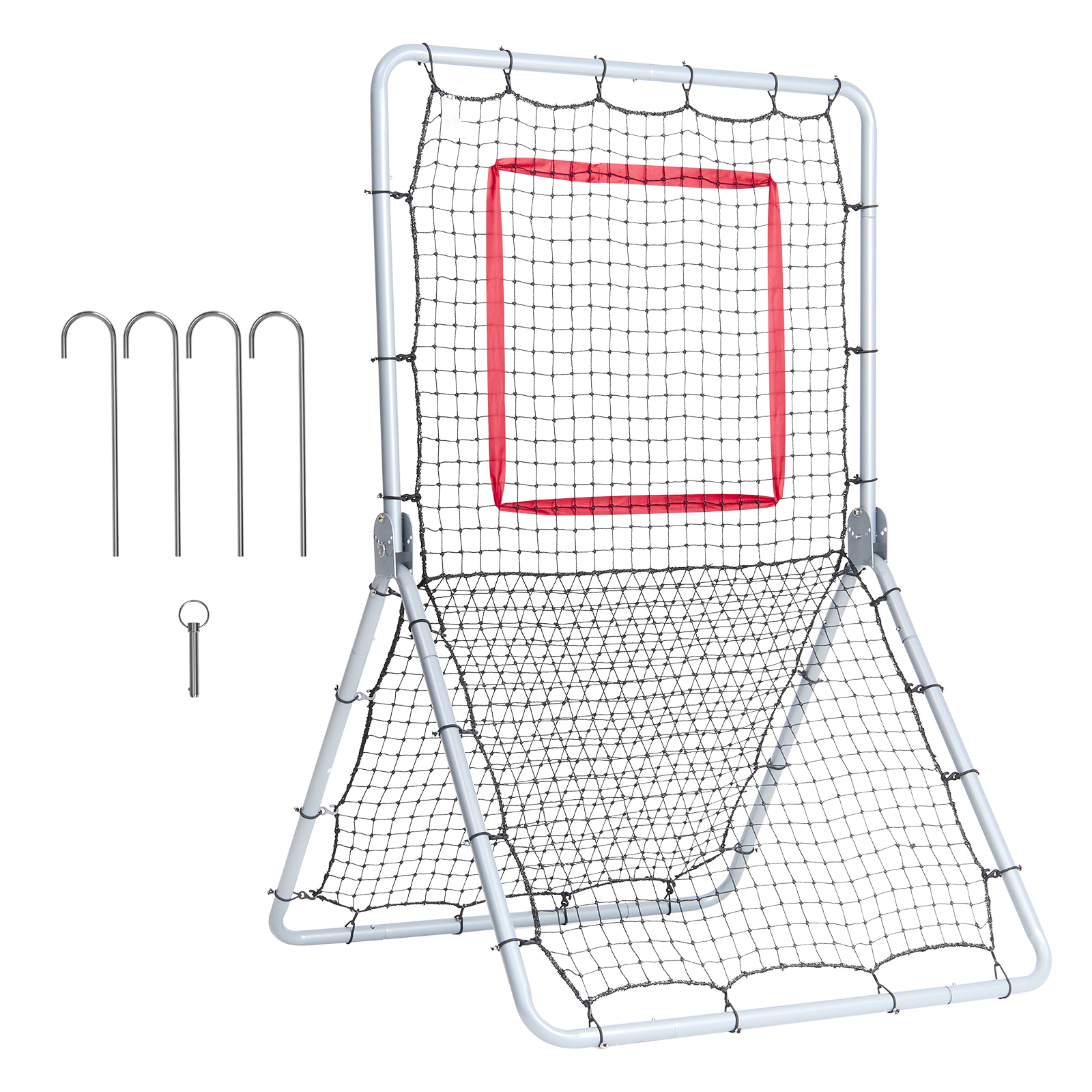 VEVOR Baseball And Softball Rebounder Net3x4.5-4x6ft PitchBack Adjustable Angles