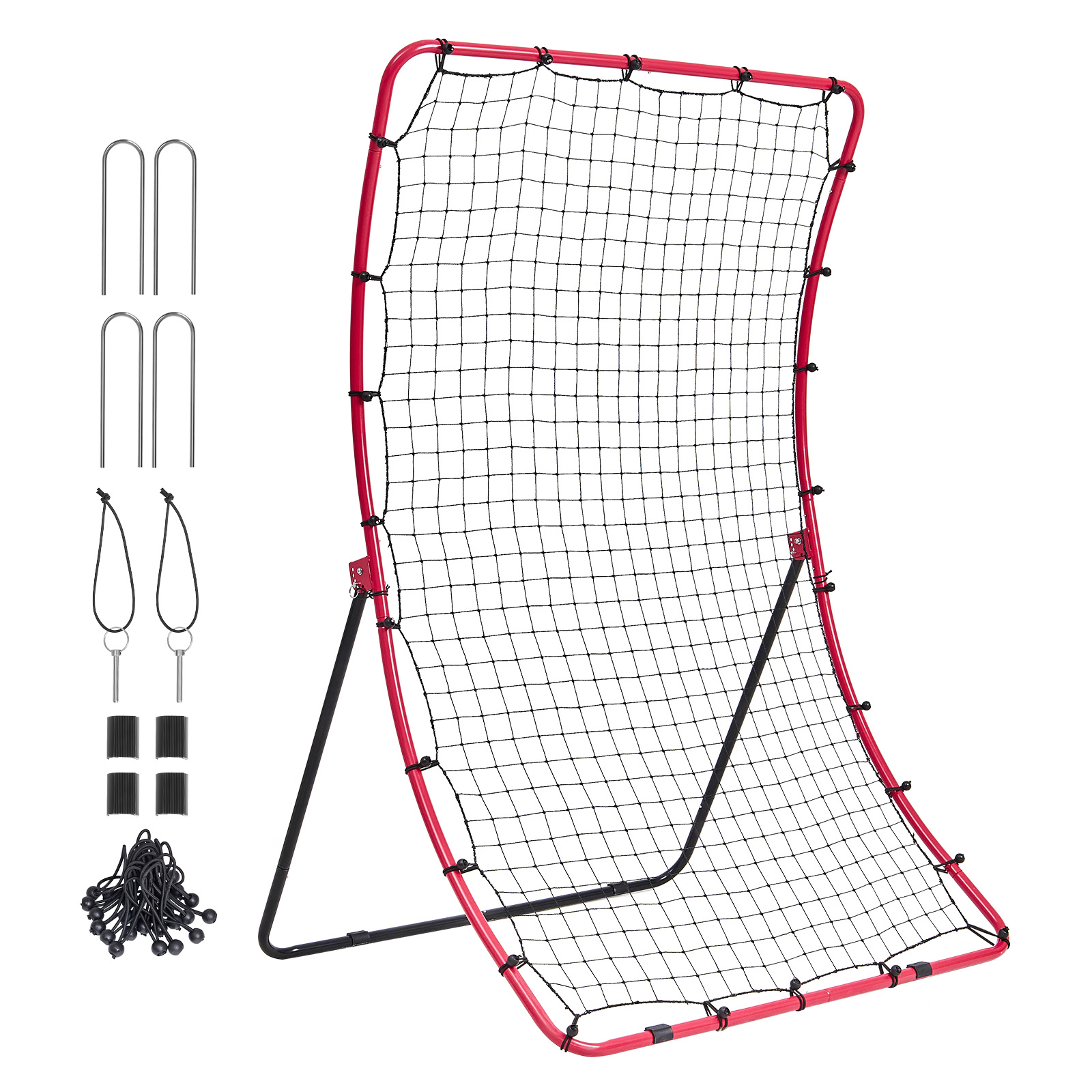 VEVOR Baseball And Softball Rebounder Net3x4.5-4x6ft PitchBack Adjustable Angles