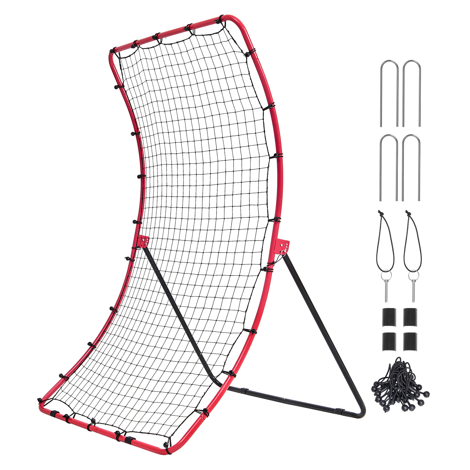 VEVOR Baseball And Softball Rebounder Net3x4.5-4x6ft PitchBack Adjustable Angles