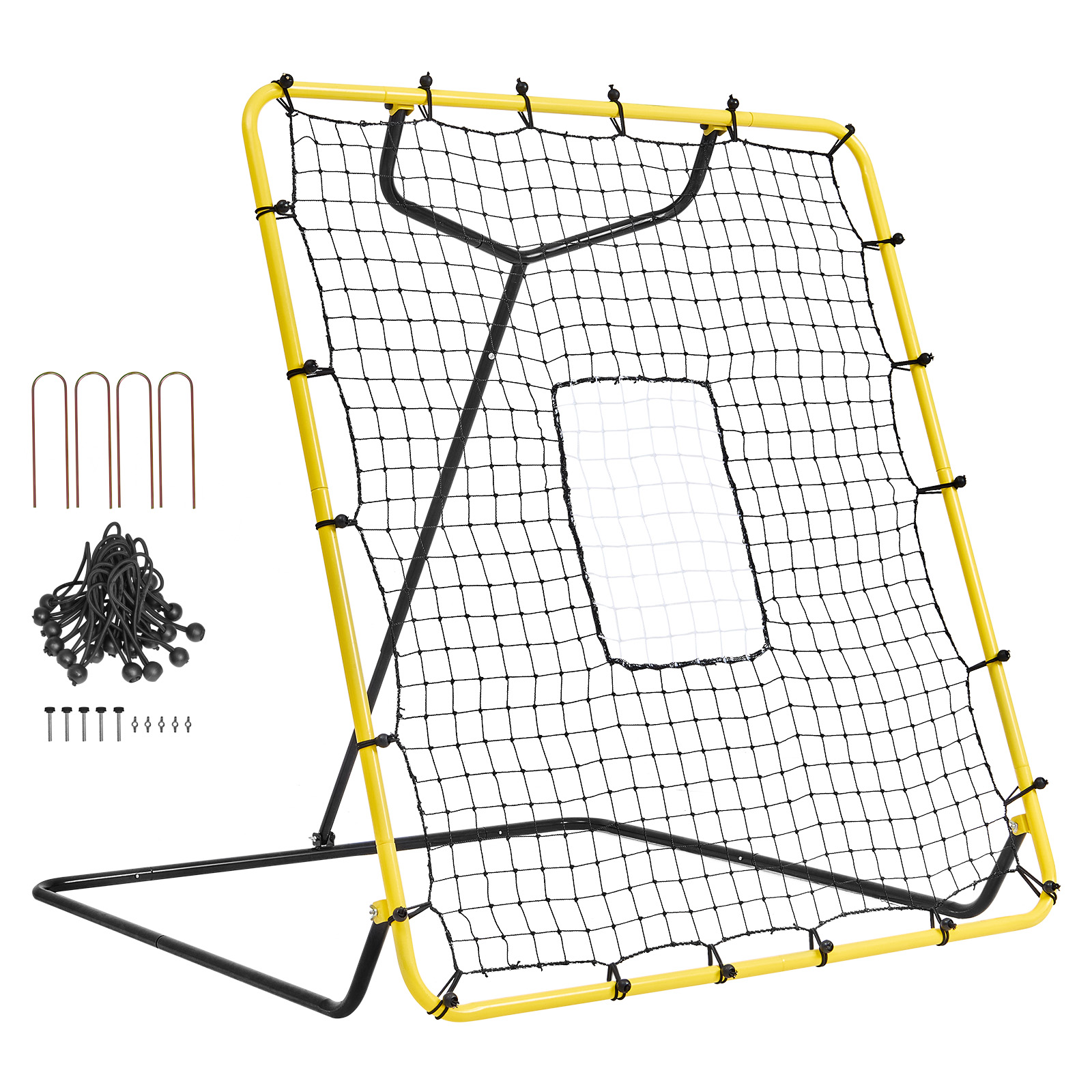 VEVOR Baseball And Softball Rebounder Net3x4.5-4x6ft PitchBack Adjustable Angles