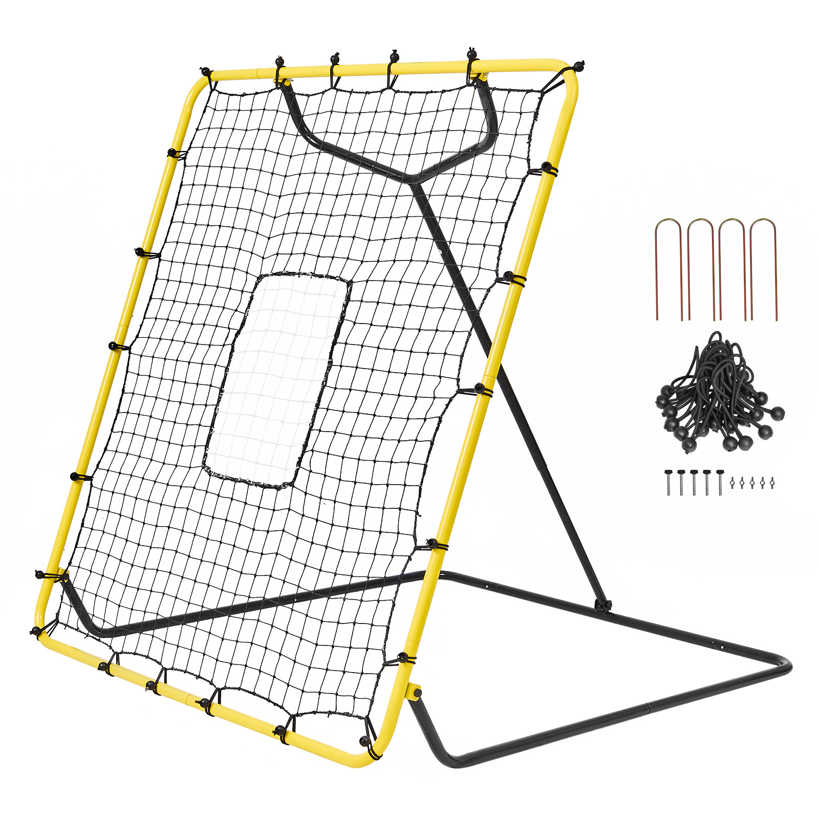 VEVOR Baseball And Softball Rebounder Net3x4.5-4x6ft PitchBack Adjustable Angles