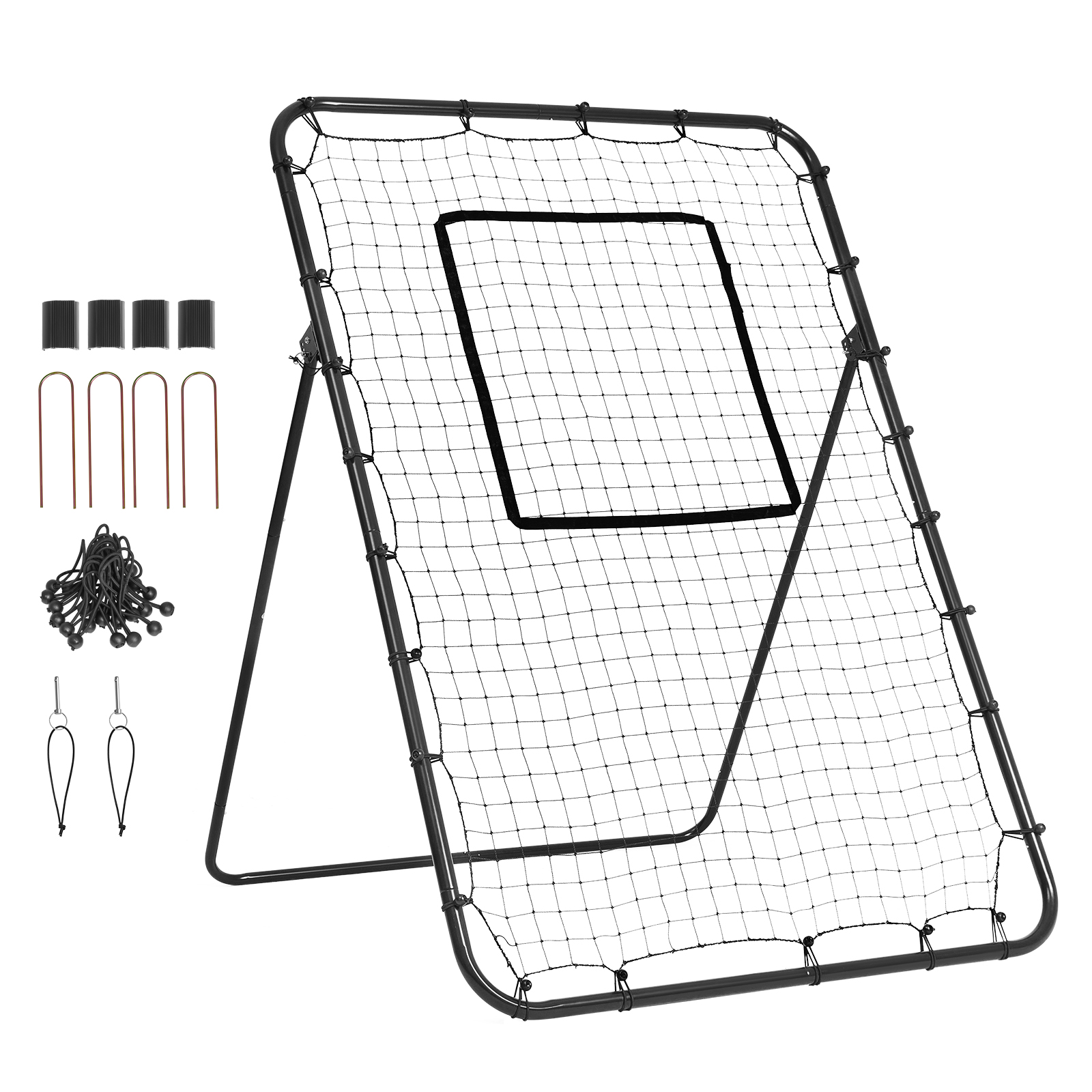 VEVOR Baseball And Softball Rebounder Net3x4.5-4x6ft PitchBack Adjustable Angles