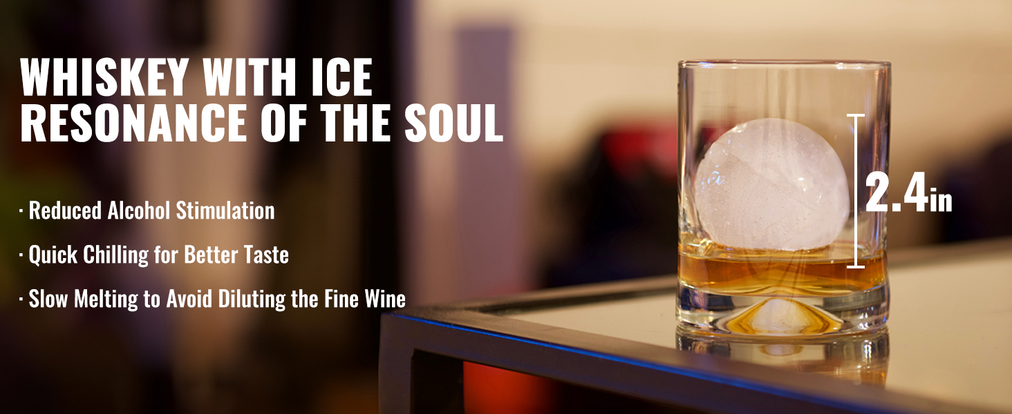 VEVOR Ice Ball Press, 2.4" Ice Ball Maker, Aircraft Al Alloy Ice Ball Press Kit for 60mm Ice Sphere, Ice Press with Tong and Drip Tray, for Whiskey, Cocktail, Bourbon, Scot on Party & Holiday, Red