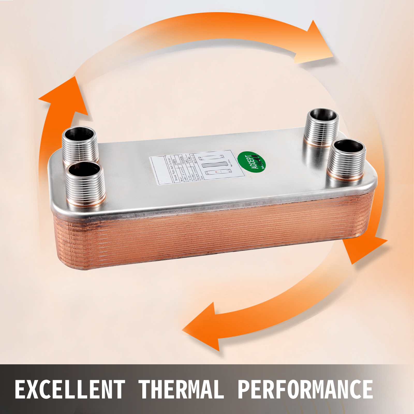 Heat Exchanger Brazed Plate Heat Exchanger 20 Plate Heat Exchanger For ...
