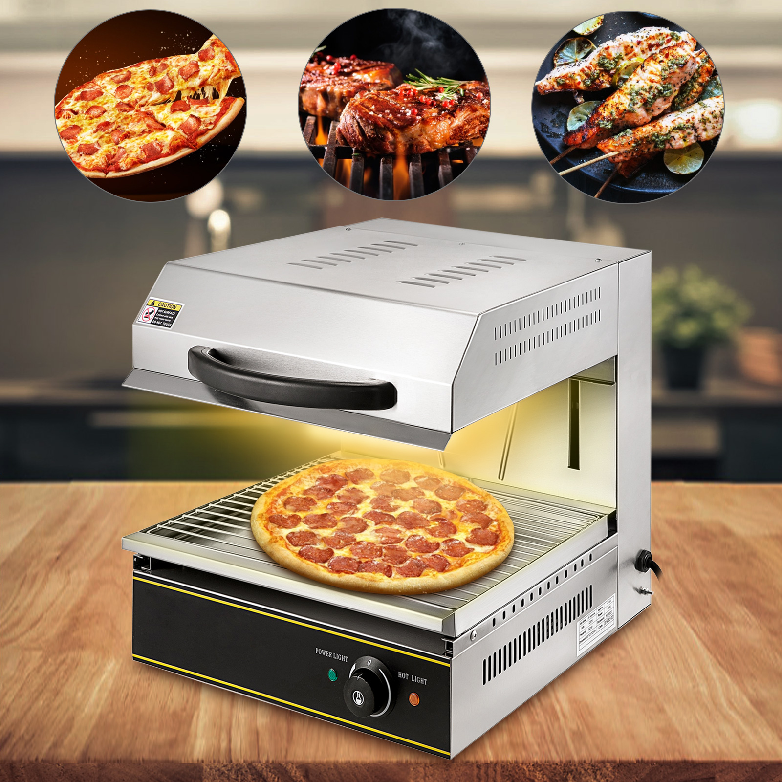 Cheese Melter Electric Cheesemelter 2800w Salamander Broiler Bbq Gril