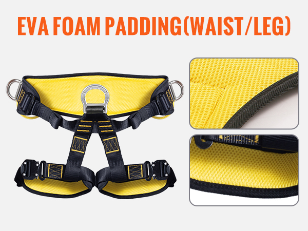 Safety Climbing Harness Fall Protection Rock Climbing Equip Gear Rappelling  Harness