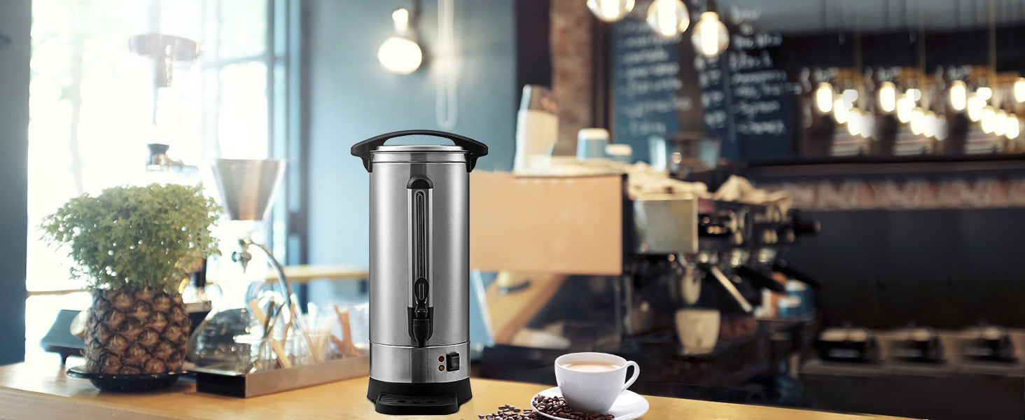 Commercial Coffee Urn 110 Cup Stainless Steel Coffee Dispenser Fast Brew |  eBay