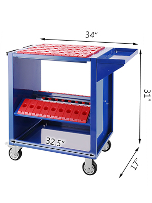 Bt30 Cnc Tool Trolley Cart Holders Toolscoot Tooling Cat30 Ct30 Steel ...