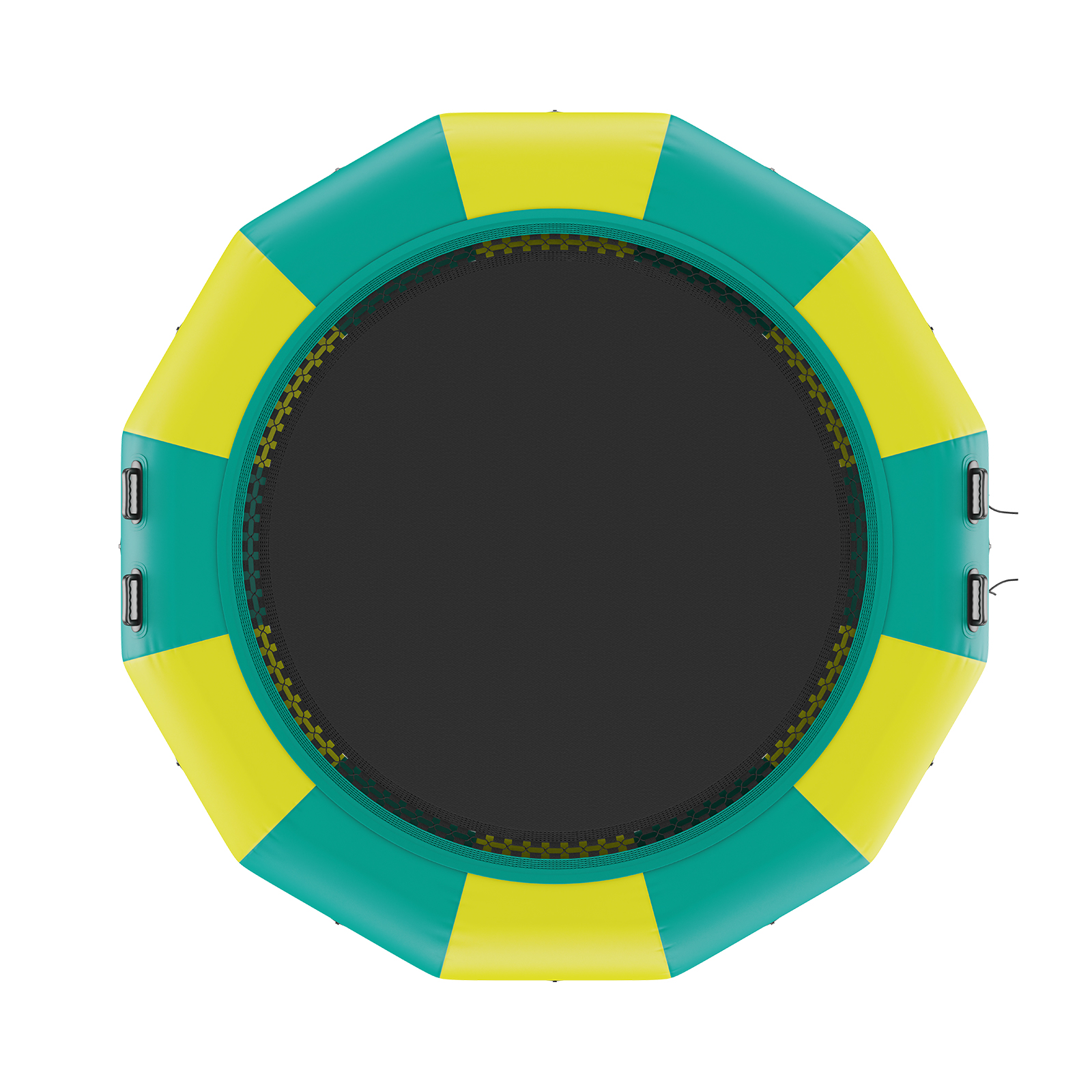 VEVOR 6.5/10/12/13/15/17ft Inflatable Water Trampoline Swim Platform Bounce - Picture 46 of 158