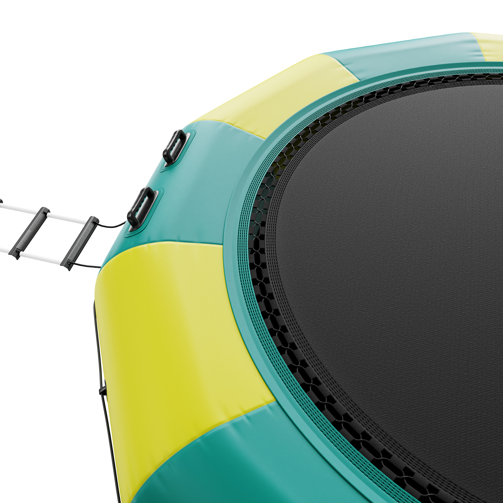 VEVOR 6.5/10/12/13/15/17ft Inflatable Water Trampoline Swim Platform Bounce - Picture 49 of 158