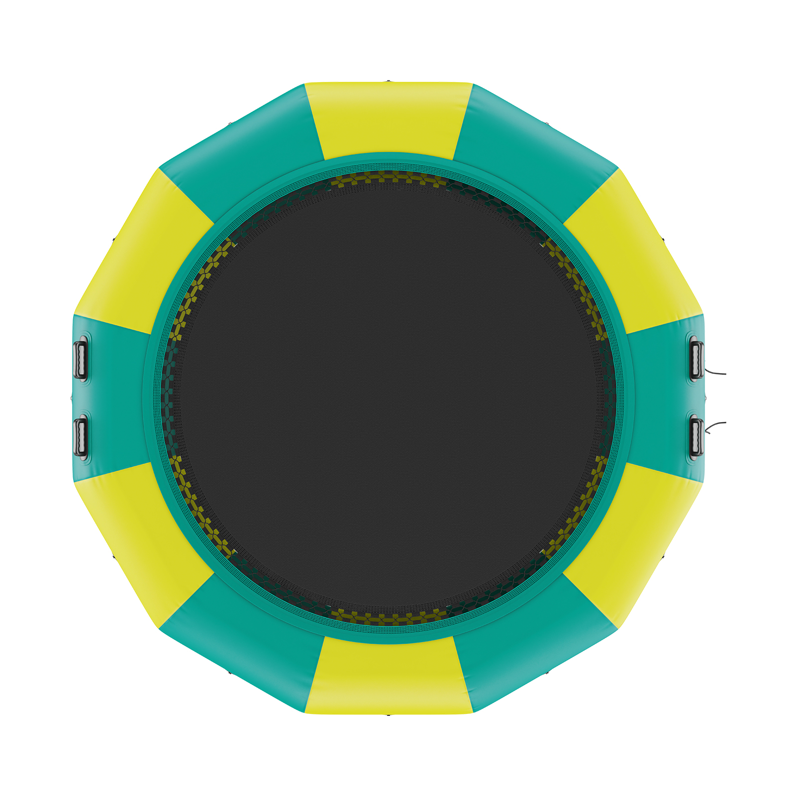 VEVOR 6.5/10/12/13/15/17ft Inflatable Water Trampoline Swim Platform Bounce - Picture 47 of 158