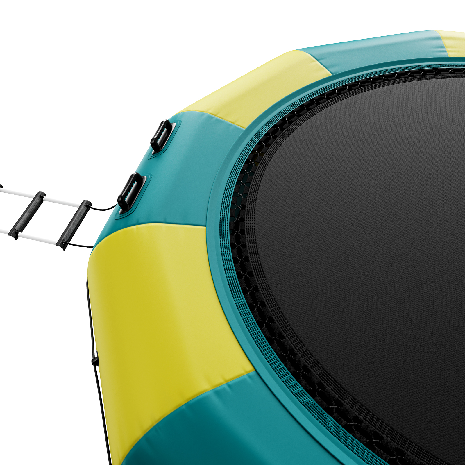 VEVOR 6.5/10/12/13/15/17ft Inflatable Water Trampoline Swim Platform Bounce - Picture 121 of 158