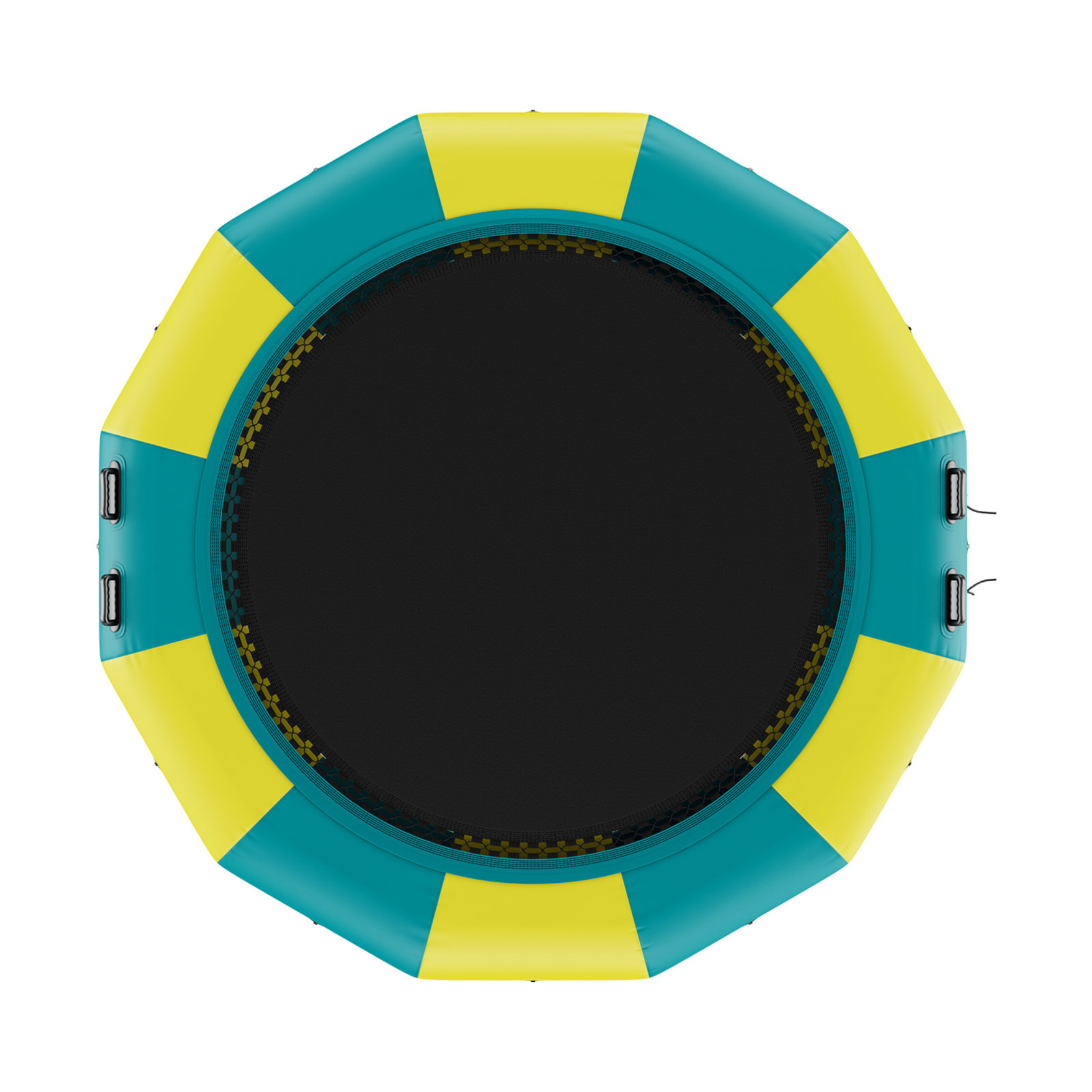 VEVOR 6.5/10/12/13/15/17ft Inflatable Water Trampoline Swim Platform Bounce - Picture 119 of 158