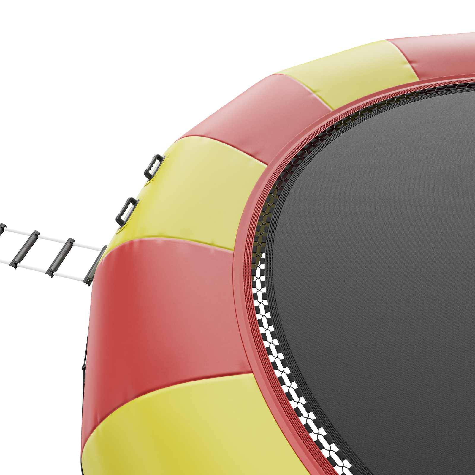 VEVOR 6.5/10/12/13/15/17ft Inflatable Water Trampoline Swim Platform Bounce - Picture 133 of 158