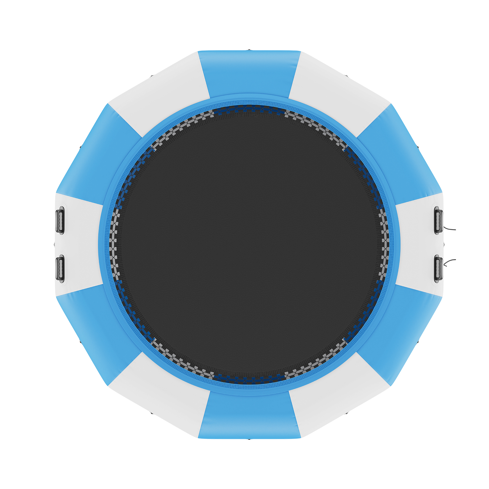 VEVOR 6.5/10/12/13/15/17ft Inflatable Water Trampoline Swim Platform Bounce - Picture 58 of 158