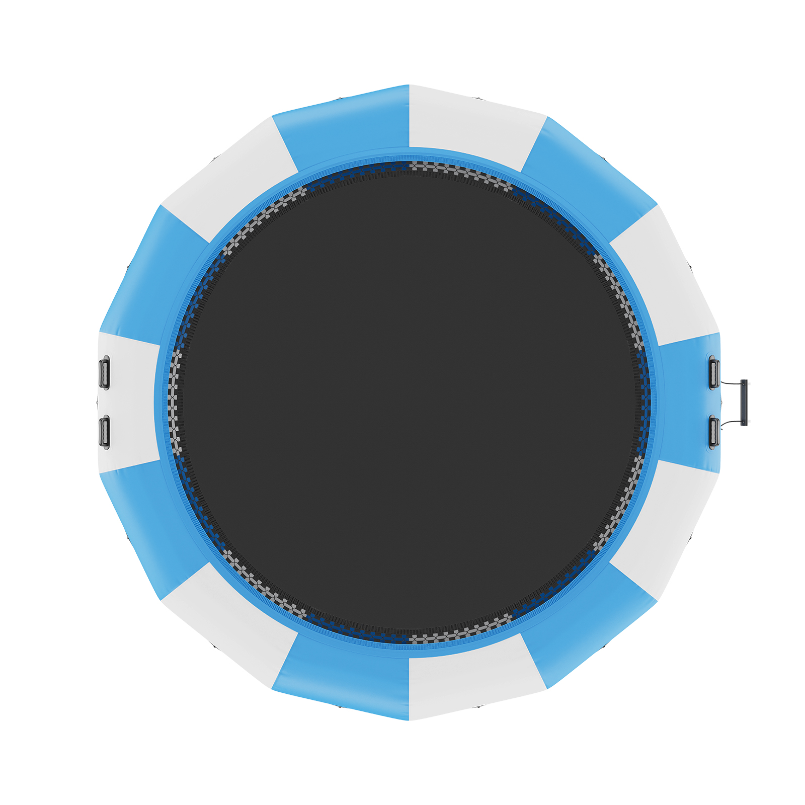 VEVOR 6.5/10/12/13/15/17ft Inflatable Water Trampoline Swim Platform Bounce - Picture 94 of 158