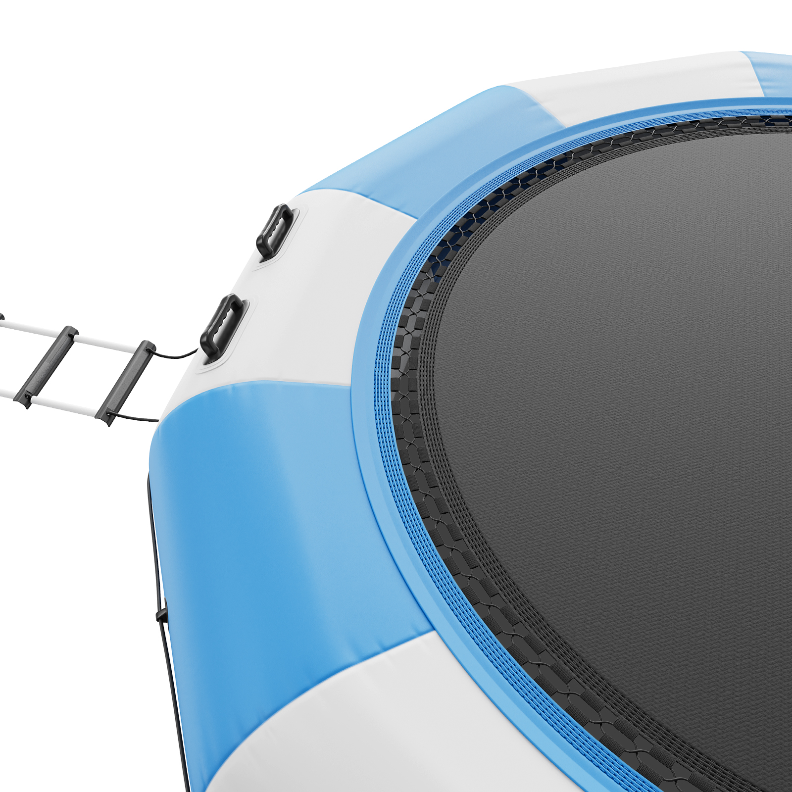 VEVOR 6.5/10/12/13/15/17ft Inflatable Water Trampoline Swim Platform Bounce - Picture 97 of 158