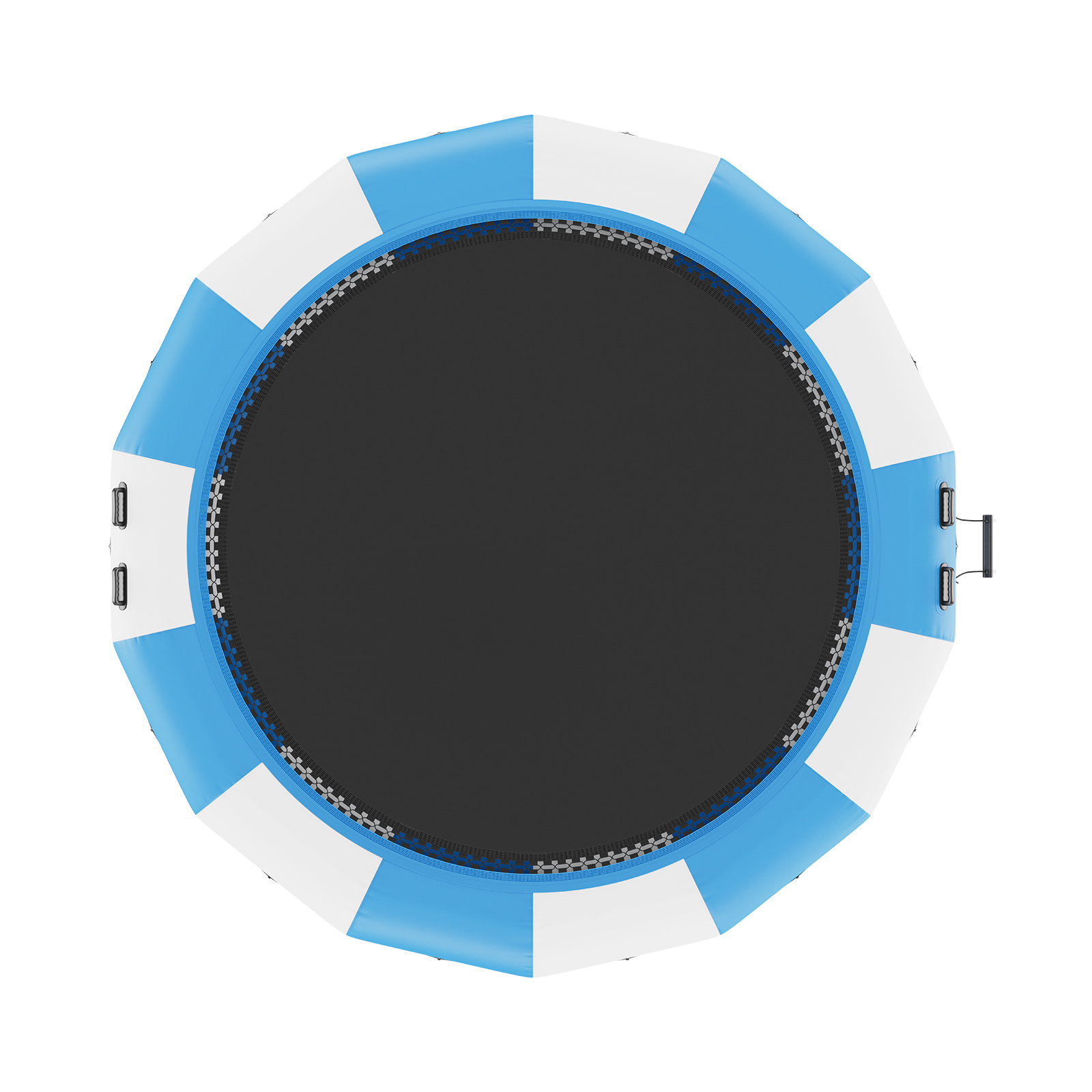 VEVOR 6.5/10/12/13/15/17ft Inflatable Water Trampoline Swim Platform Bounce - Picture 95 of 158