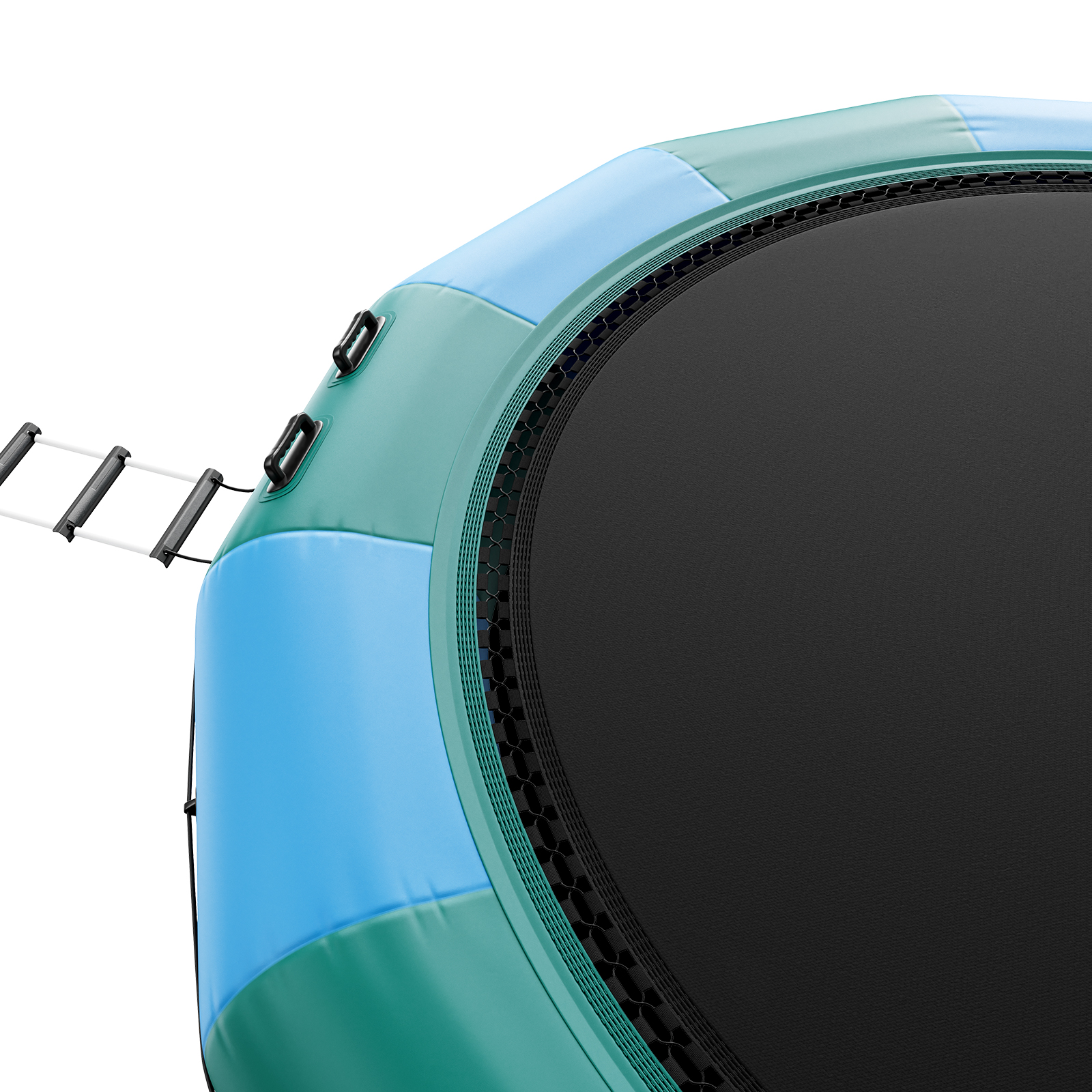 VEVOR 6.5/10/12/13/15/17ft Inflatable Water Trampoline Swim Platform Bounce - Picture 109 of 158