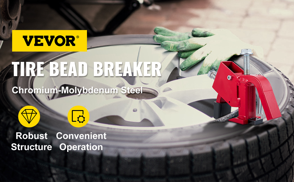 VEVOR Manual Breaker XB450 Tire Bead Breaker for UTV/ATV Car Motorcycle Mower VEVOR CA