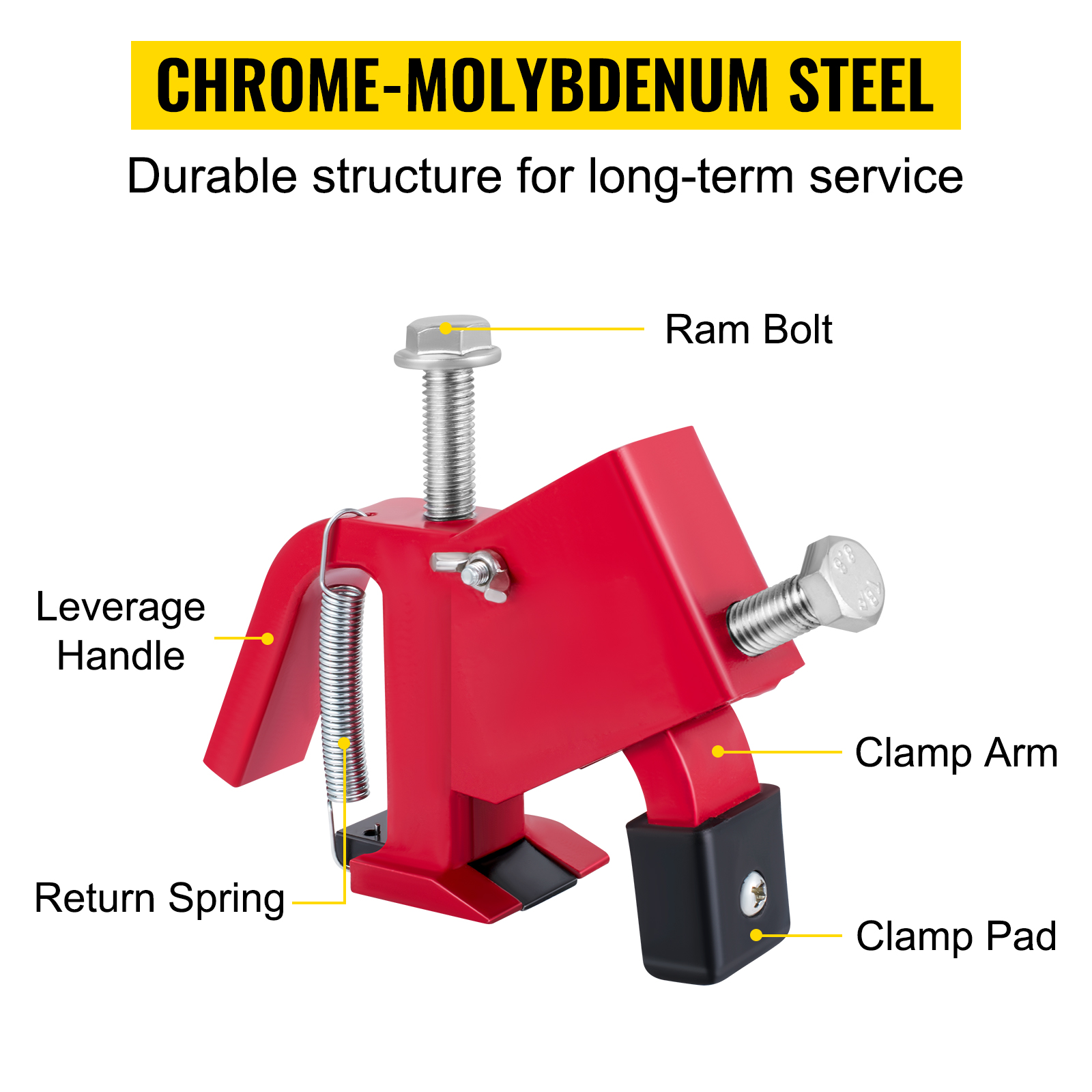 VEVOR Manual Breaker XB450 Tire Bead Breaker for UTV/ATV Car Motorcycle Mower VEVOR CA