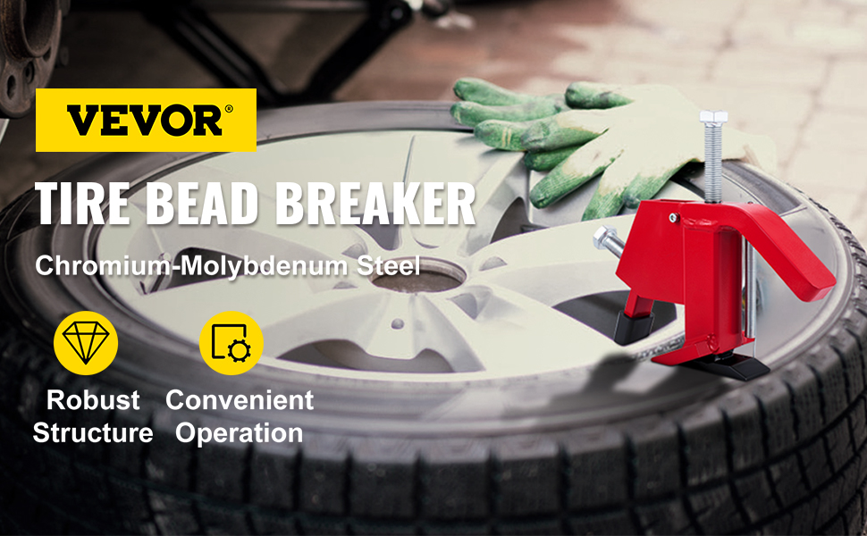 Vevor Tire Bead Breaker Manual Changer Xb550 For Tractors Trucks Heavy