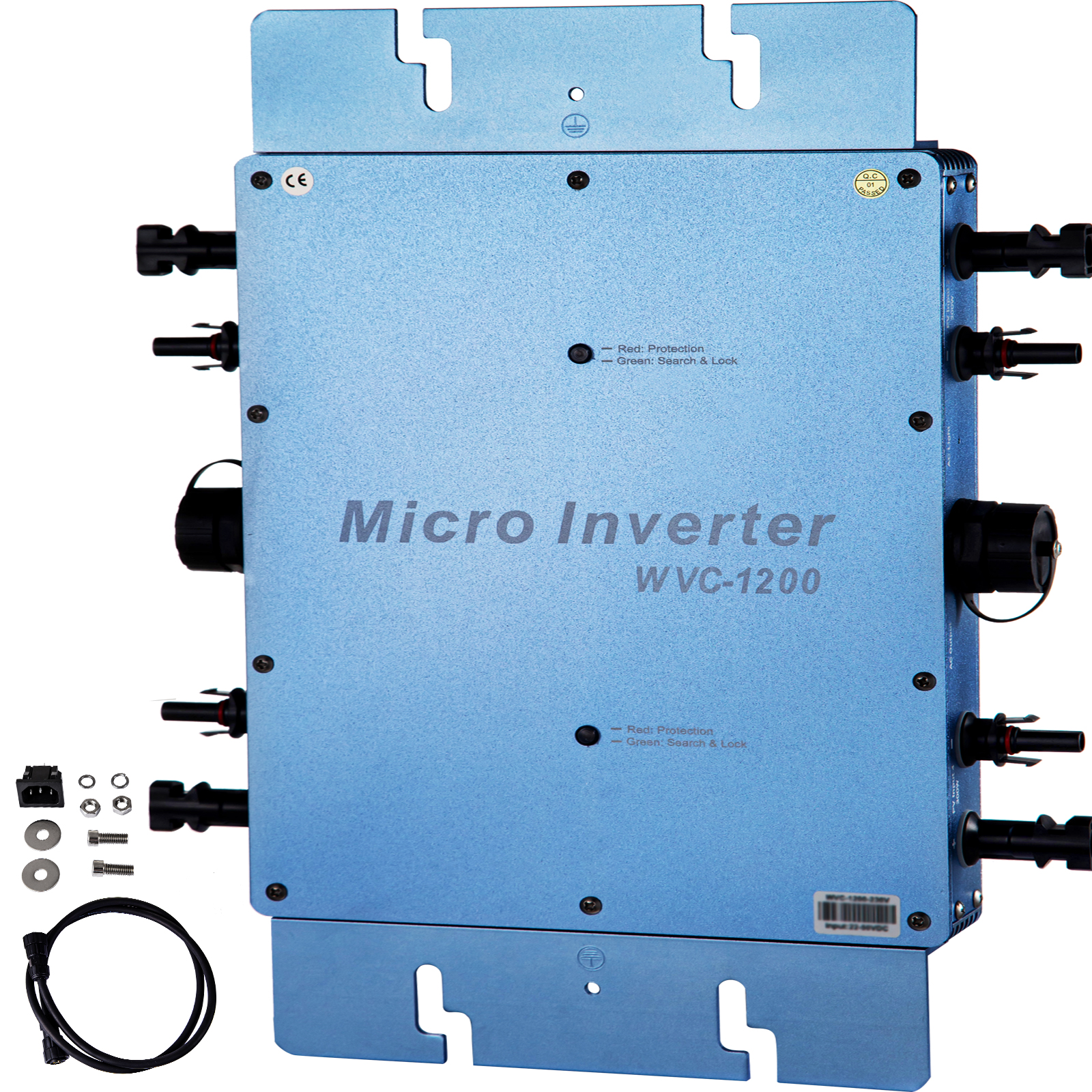 VEVOR Vevor Solar Grid Tie Micro Inverter, Solar Micro Inverter, 1200w  Waterproofip65