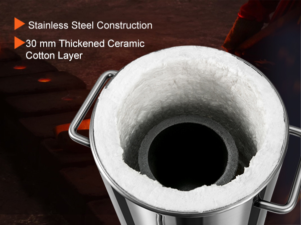 Grafite 2KG Crogiolo Per Fusione Di Oro, Argento, Italia