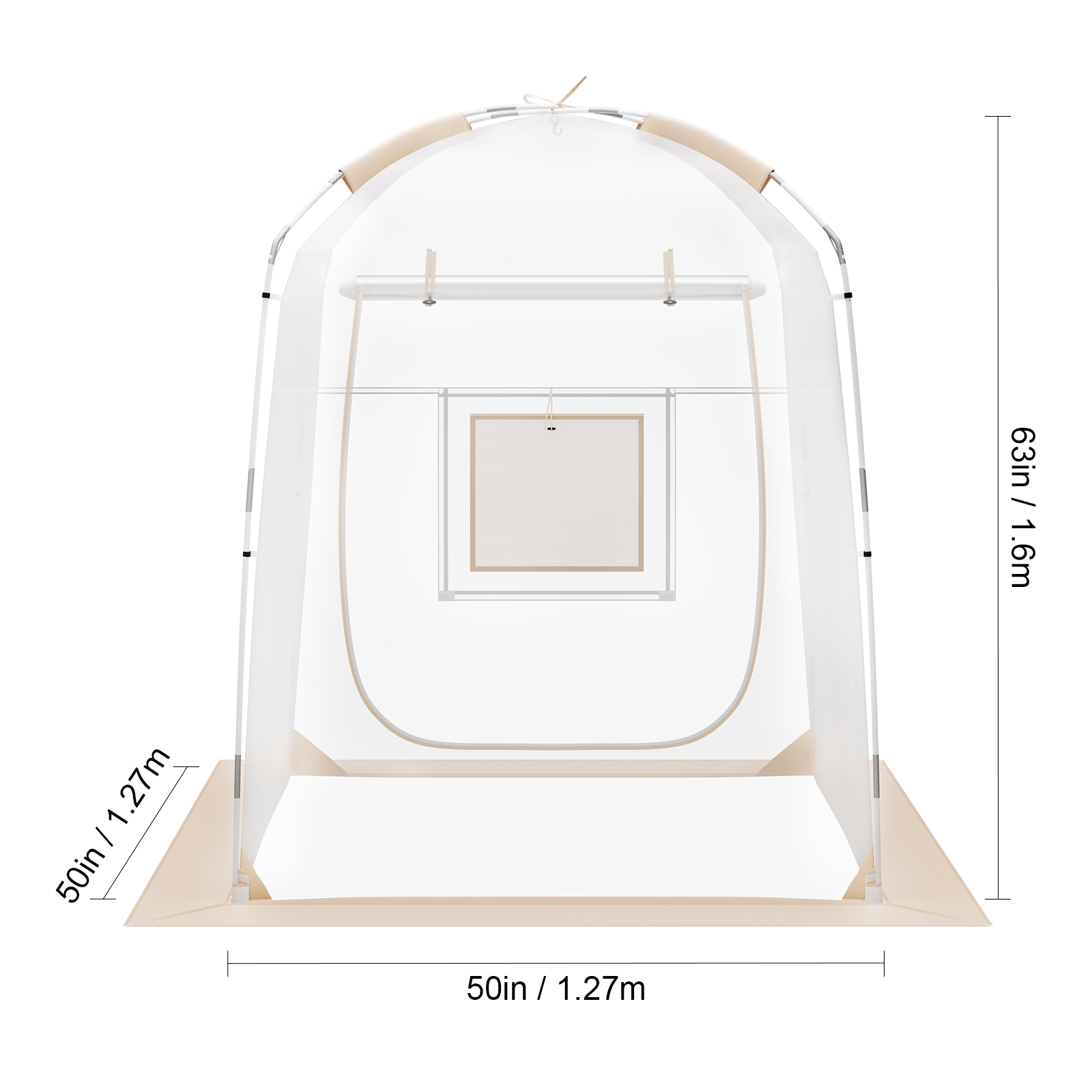 Bubble Tent Pop-Up Weatherproof Sports 50"x50"/72"x72"/10'x10'/12'x12'/15'x15' - Picture 22 of 62