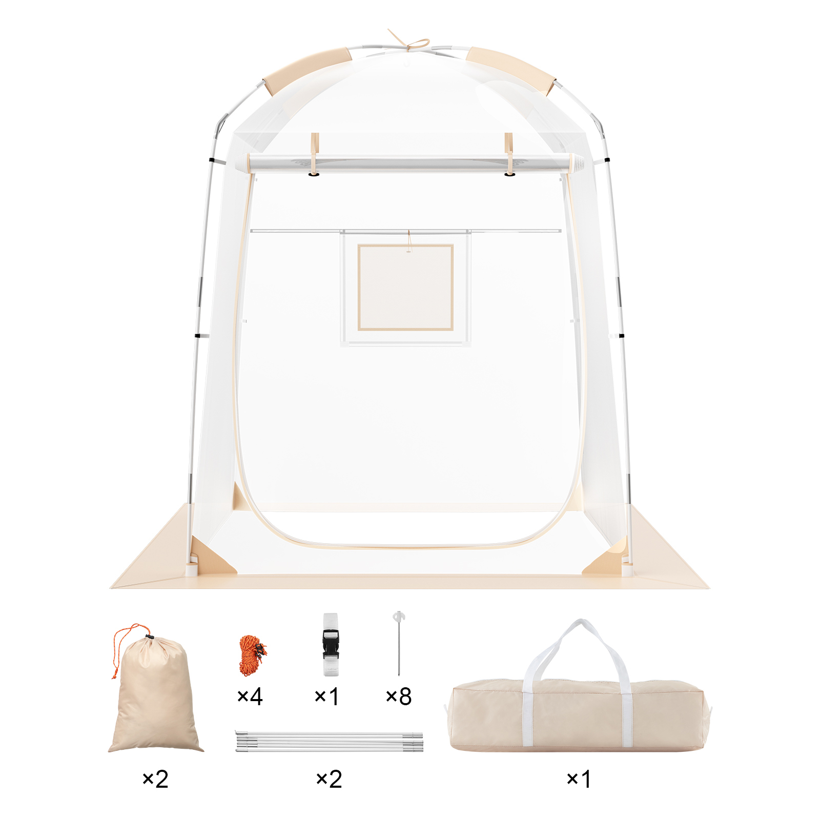 Bubble Tent Pop-Up Weatherproof Sports 50"x50"/72"x72"/10'x10'/12'x12'/15'x15' - Picture 15 of 62