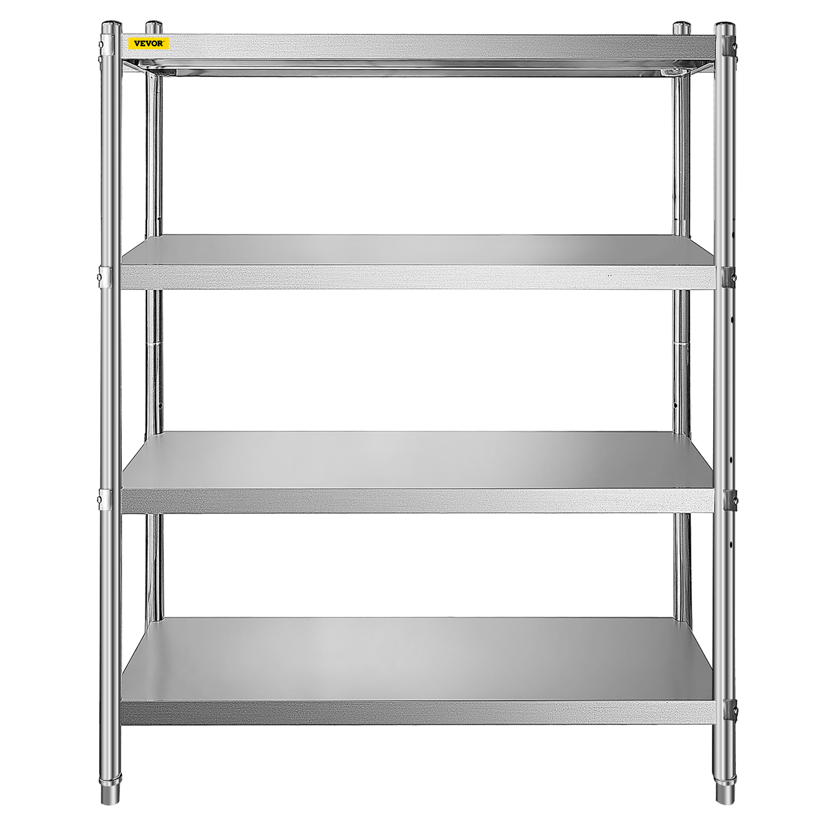 VEVOR Stainless Steel Shelving Heavy Duty Kitchen Shelf 4/5Tier Solid