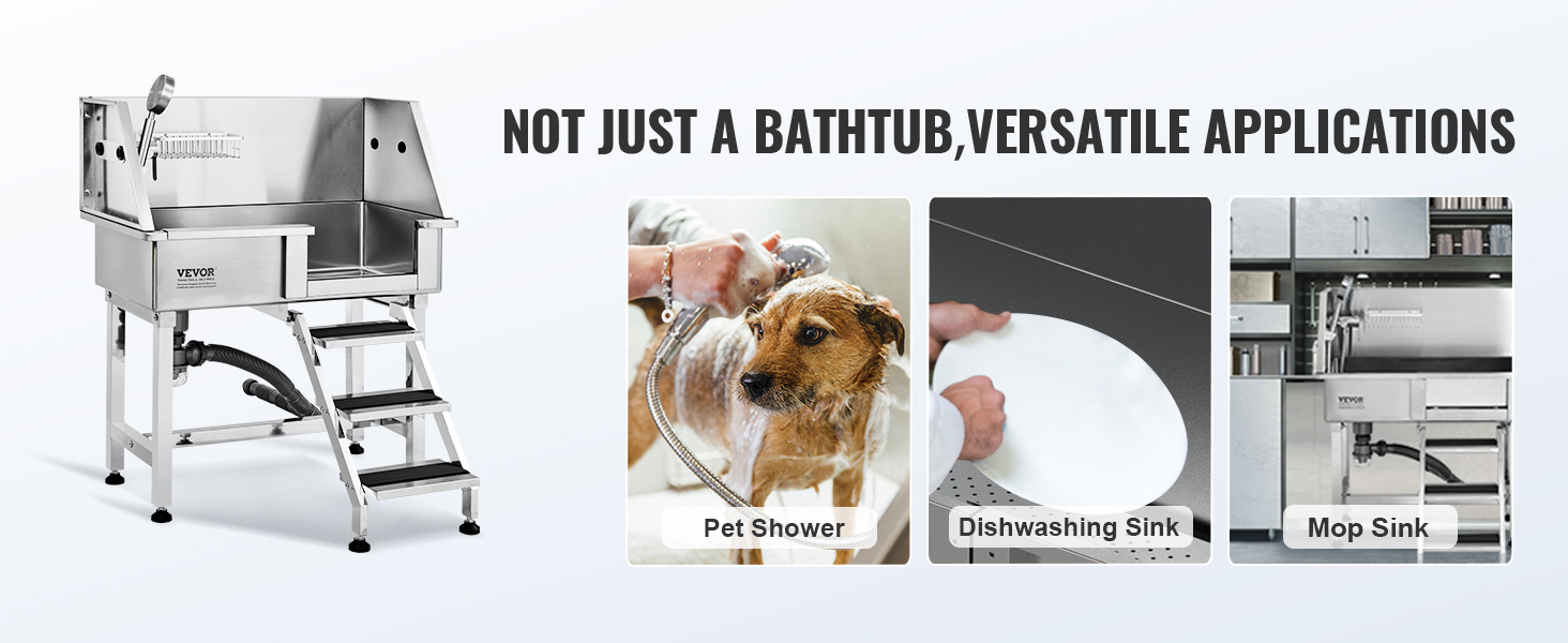 Acheter Tuyau de lavage pour chien à enfiler, fixation, tuyau de douche  pour animaux de compagnie, pour pomme de douche, évier, longueur de tuyau  de 5 pieds, convient