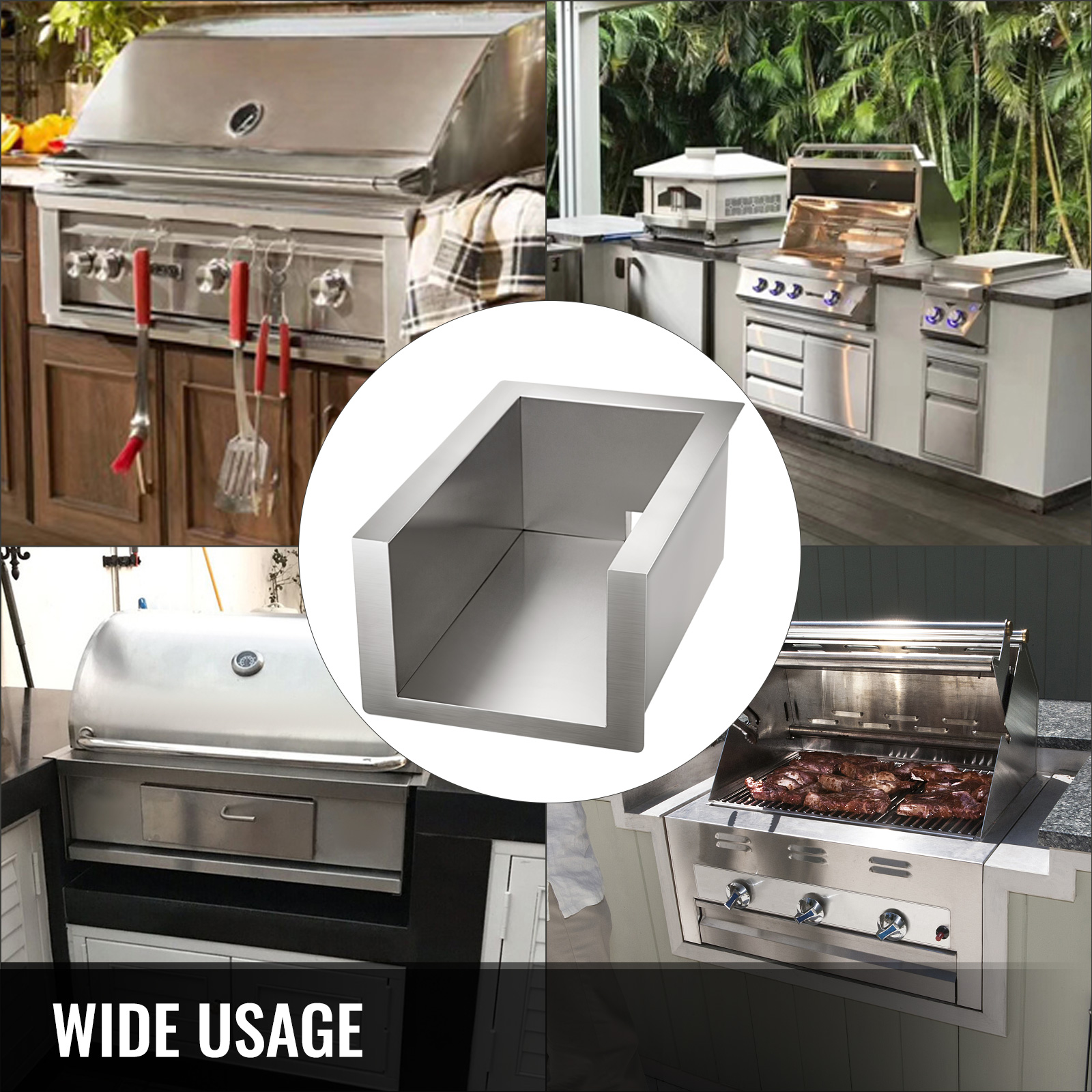 VEVOR Insulated Jacket for Gas Grill 15.7 x 30 Inch, Insulated Grill