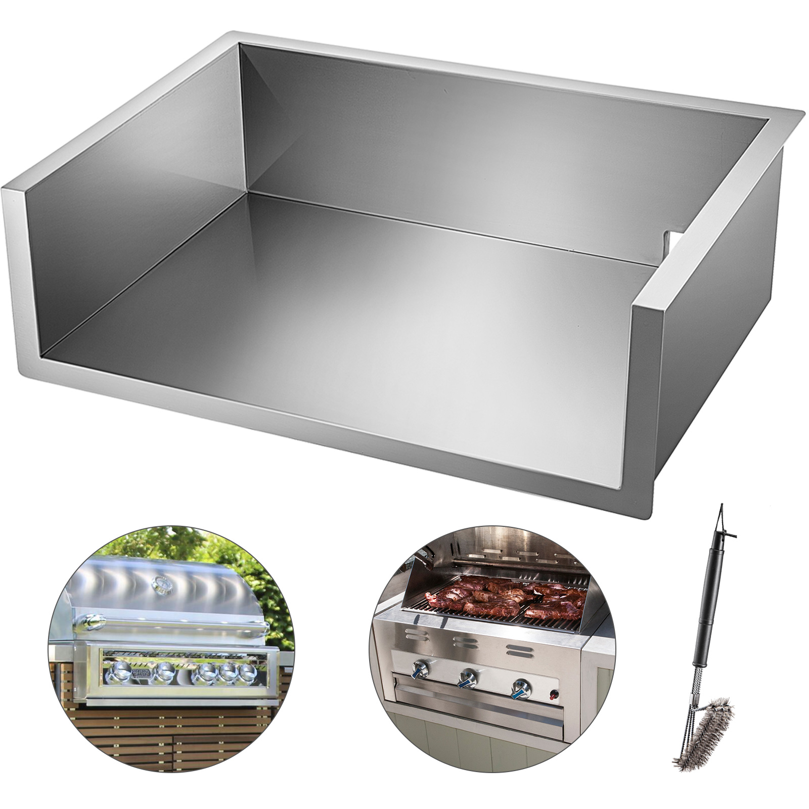 Vevor Insulated Jacket For Gas Grill, Grill Jacket 41.2"x23", For 5