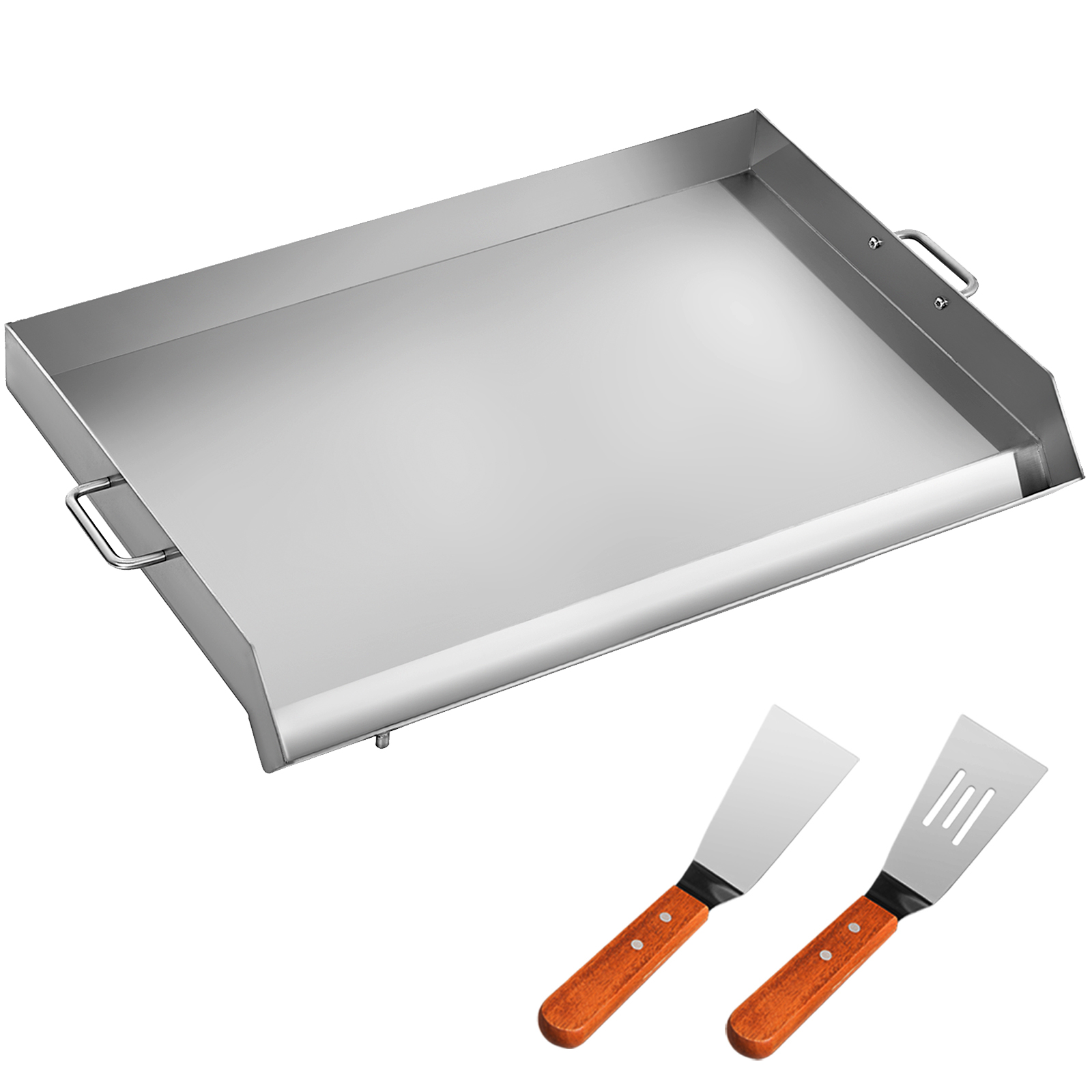 flat top griddle,stainless steel, silver
