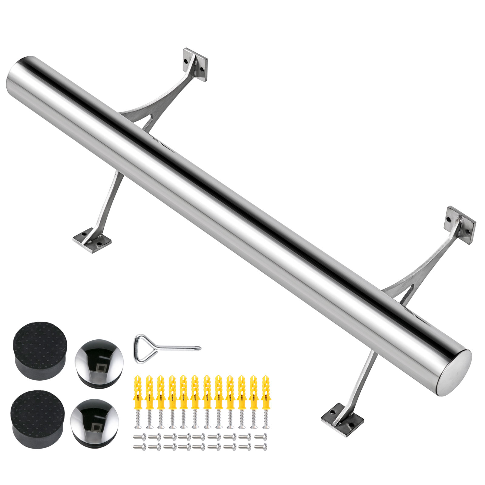 Audi Poggiapiedi In Acciaio INOX Con Pedali S-Tronic - Set 3 Pezzi Per Veicoli Con Cambio 7 Velocità, Originale 8X1064205B