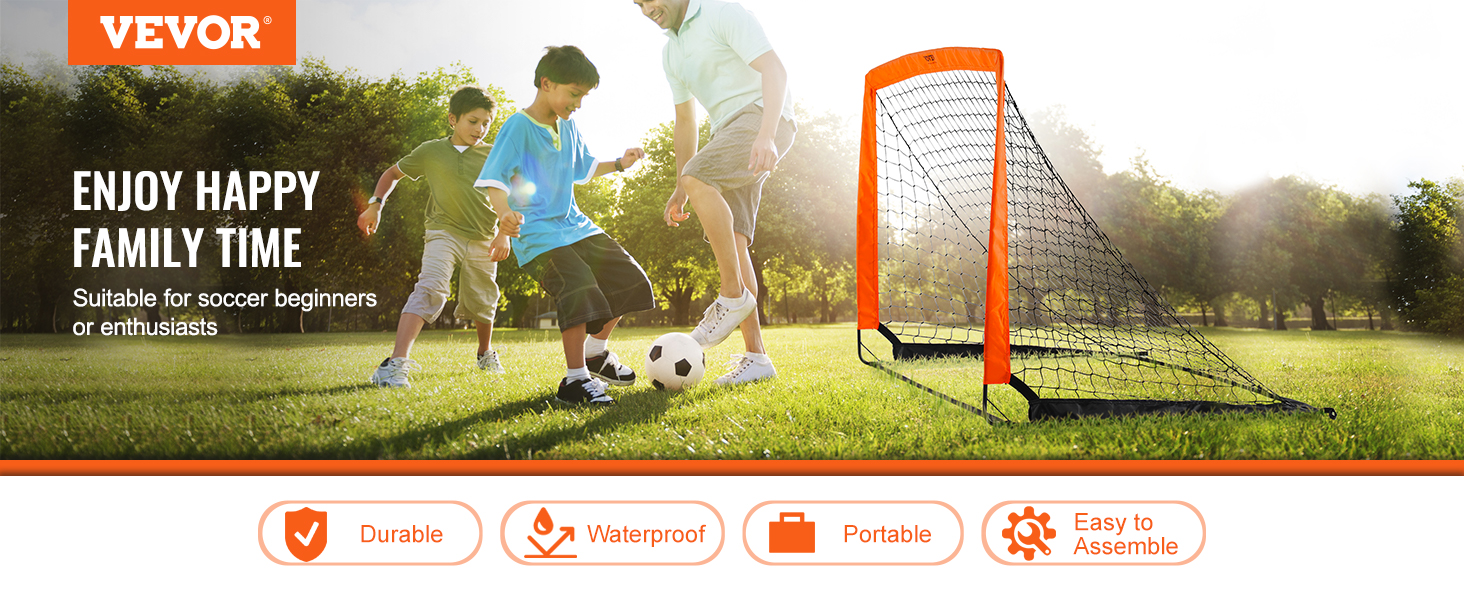 Porterías de fútbol para patio trasero, red de fútbol para niños, 4 x 3  pies, configuración rápida de alta resistencia, regalos de fútbol para  niños