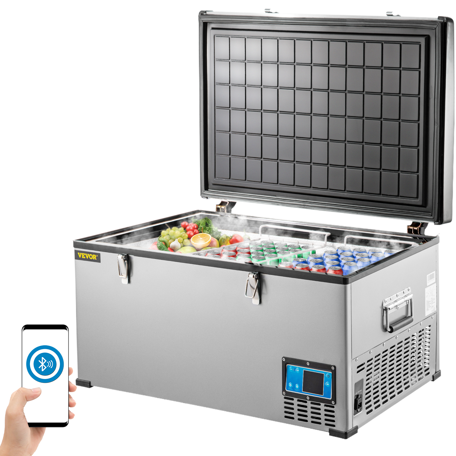 el estudio Competencia Correo VEVOR Refrigerador de coche VEVOR de 12 voltios, congelador portátil de  90Qt, refrigerador para acampar al aire libre | VEVOR US